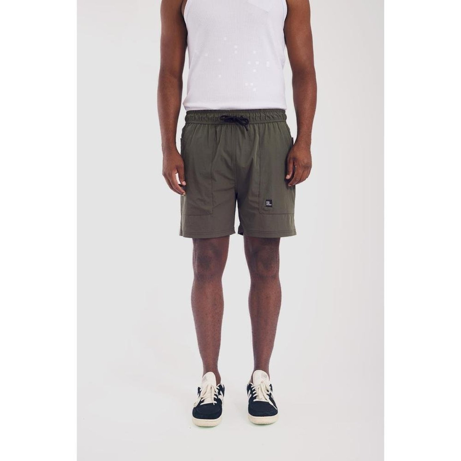 Shorts Elastico Concreto Verde