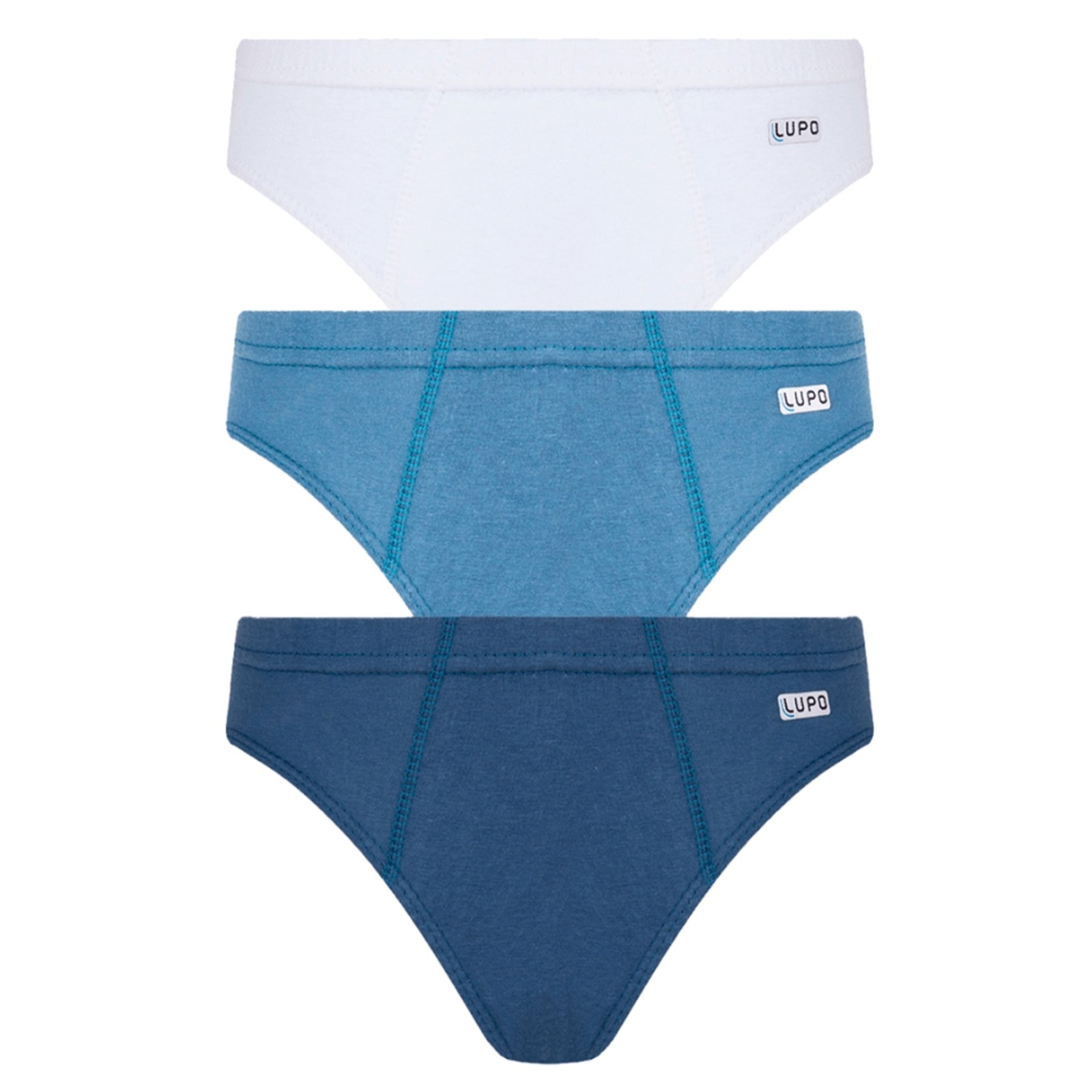 Cueca Lupo Slip Algodão com Elastano 140-089 C/3