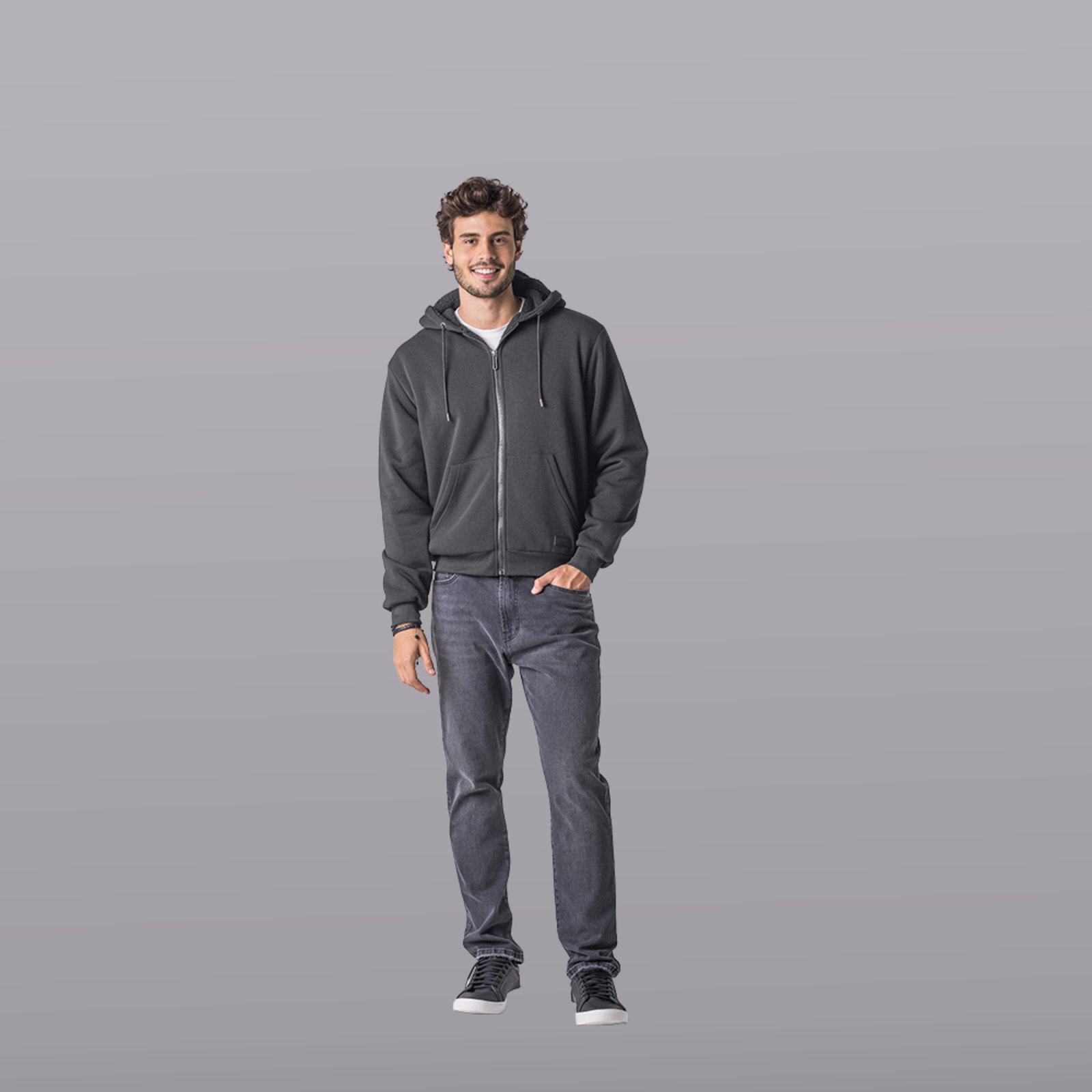 Jaqueta Moletom Masculina Zune CHUMBO