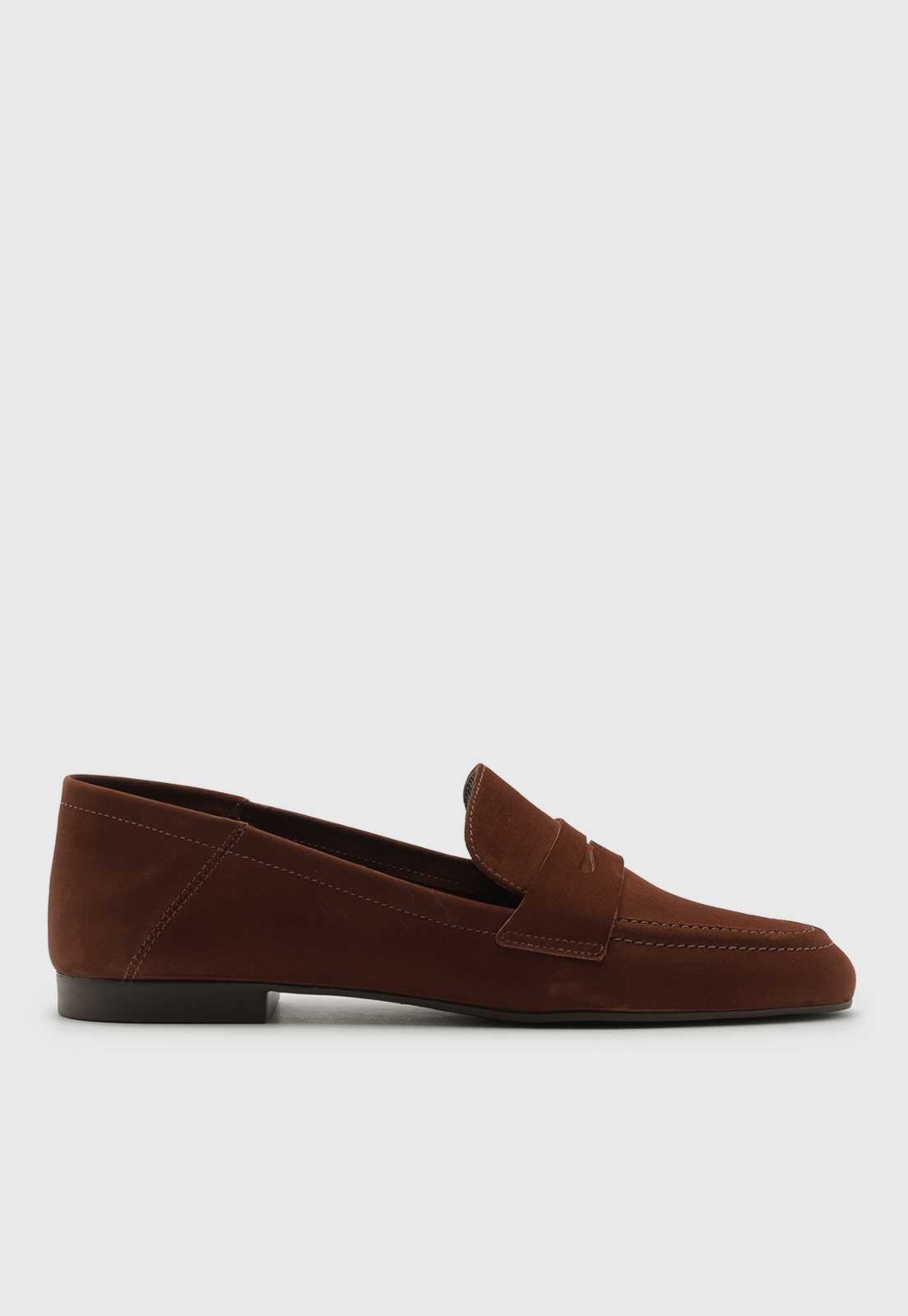 Mocassim Arezzo Detalhe Faixa Marrom