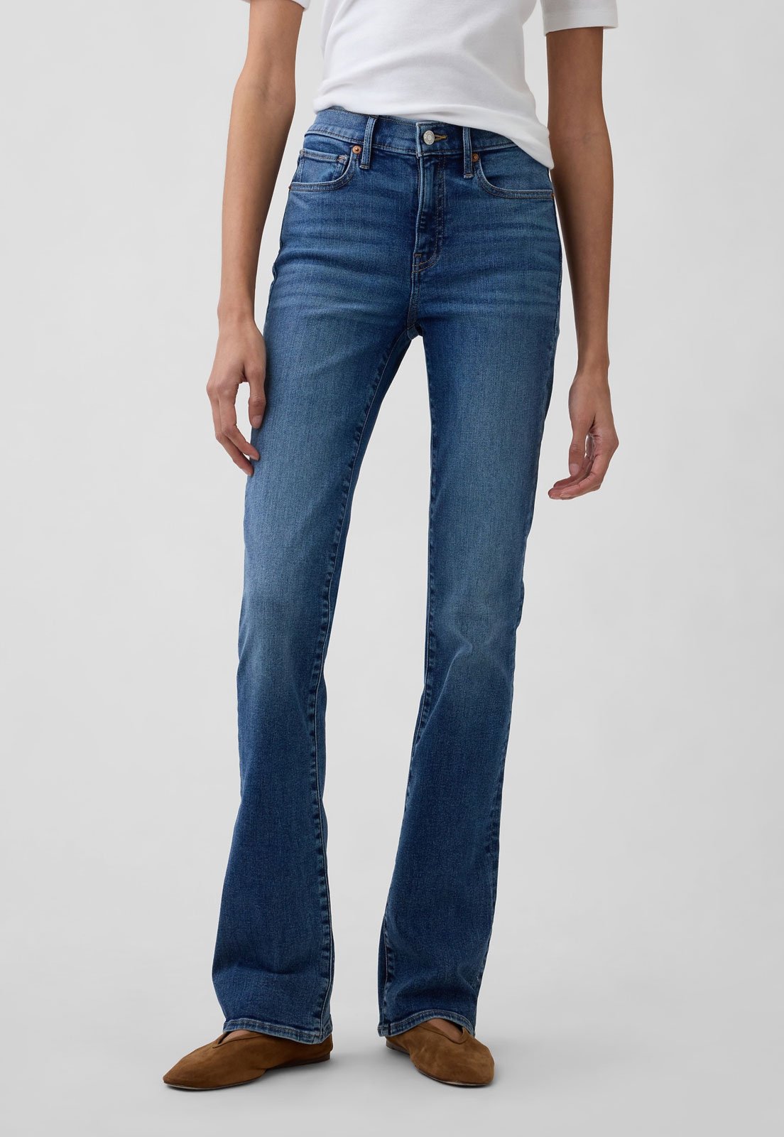 Calça Feminina GAP Jeans Baby Bootcut Ryan Azul