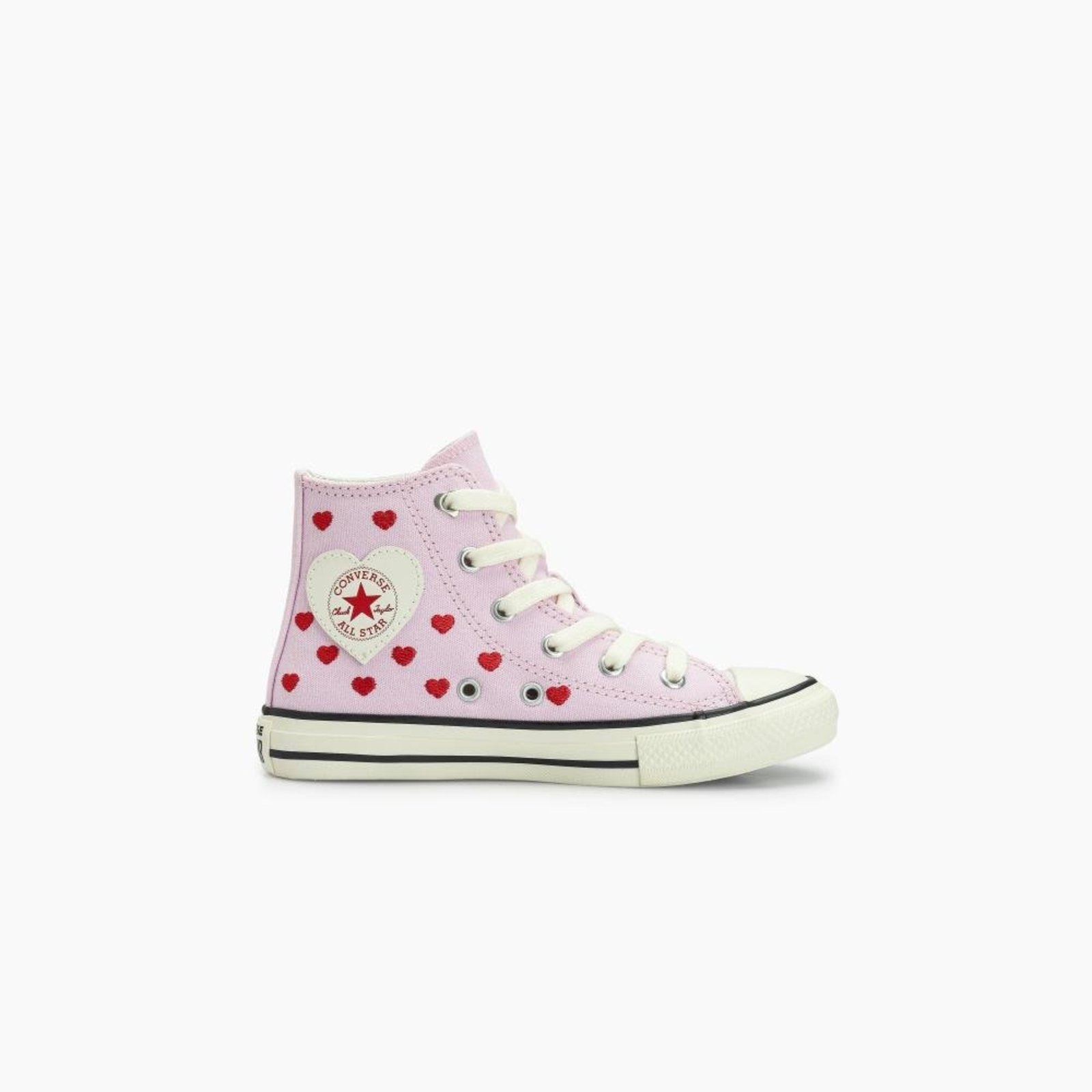 Infantil - Tênis Juvenil Chuck Taylor All Star In Love Cano Alto Rosa