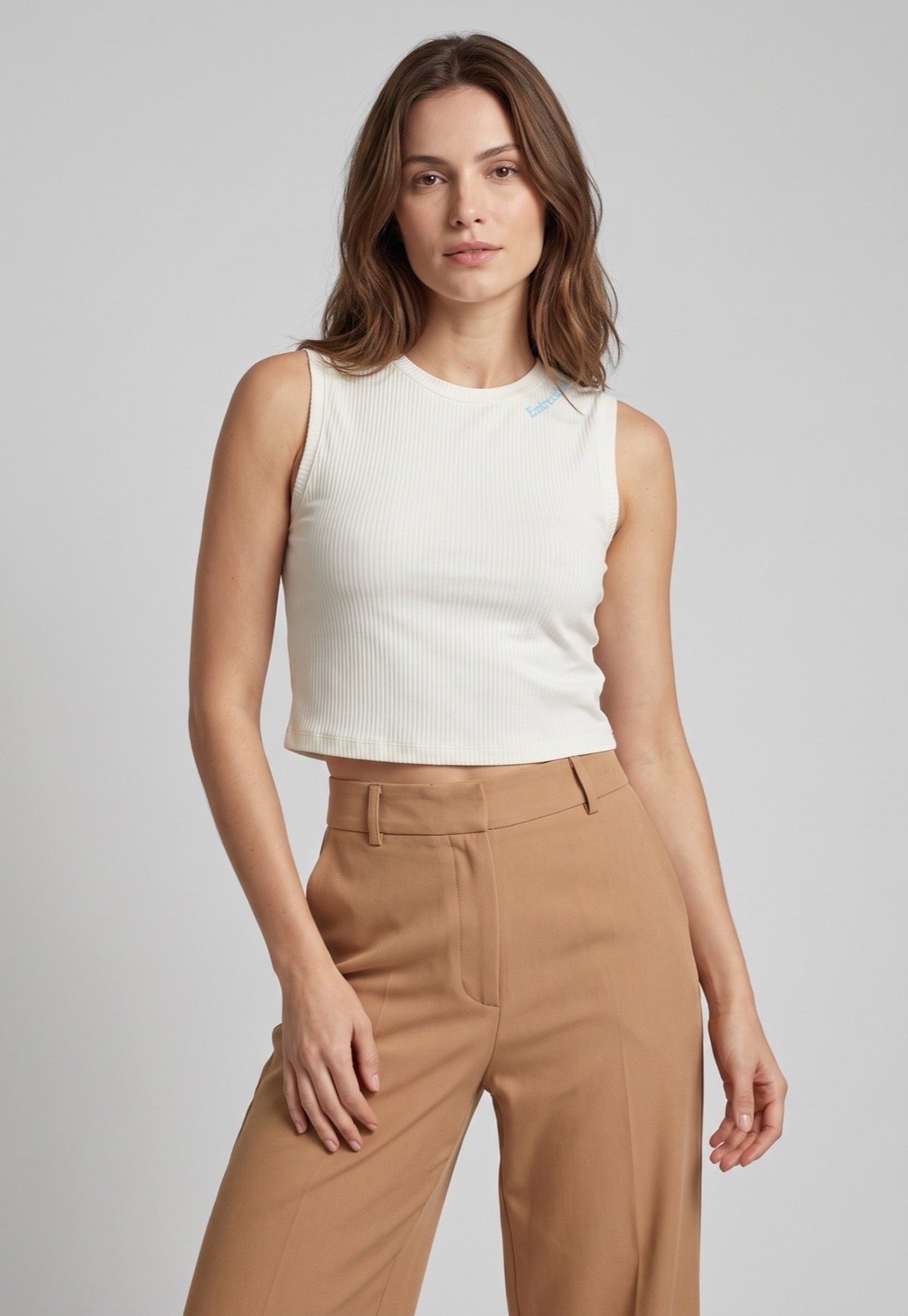 Blusa Feminina Lez a Lez Cropped Off-White
