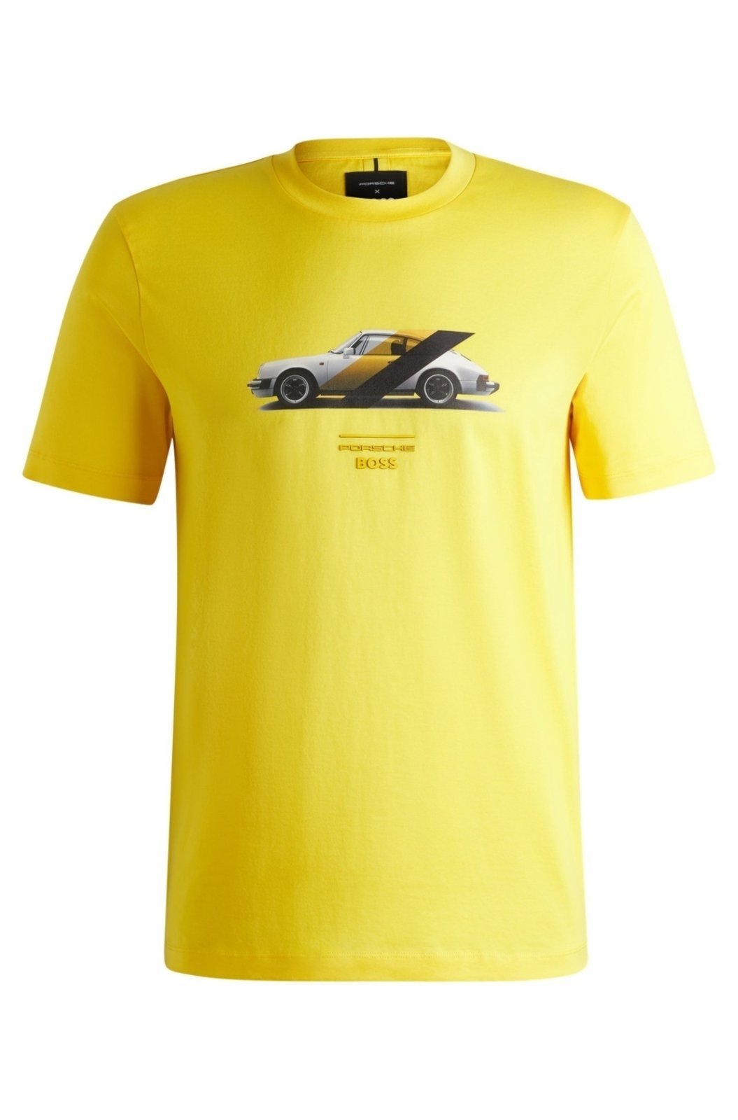 Camiseta Porsche X Boss Em Algodão Mercerizado