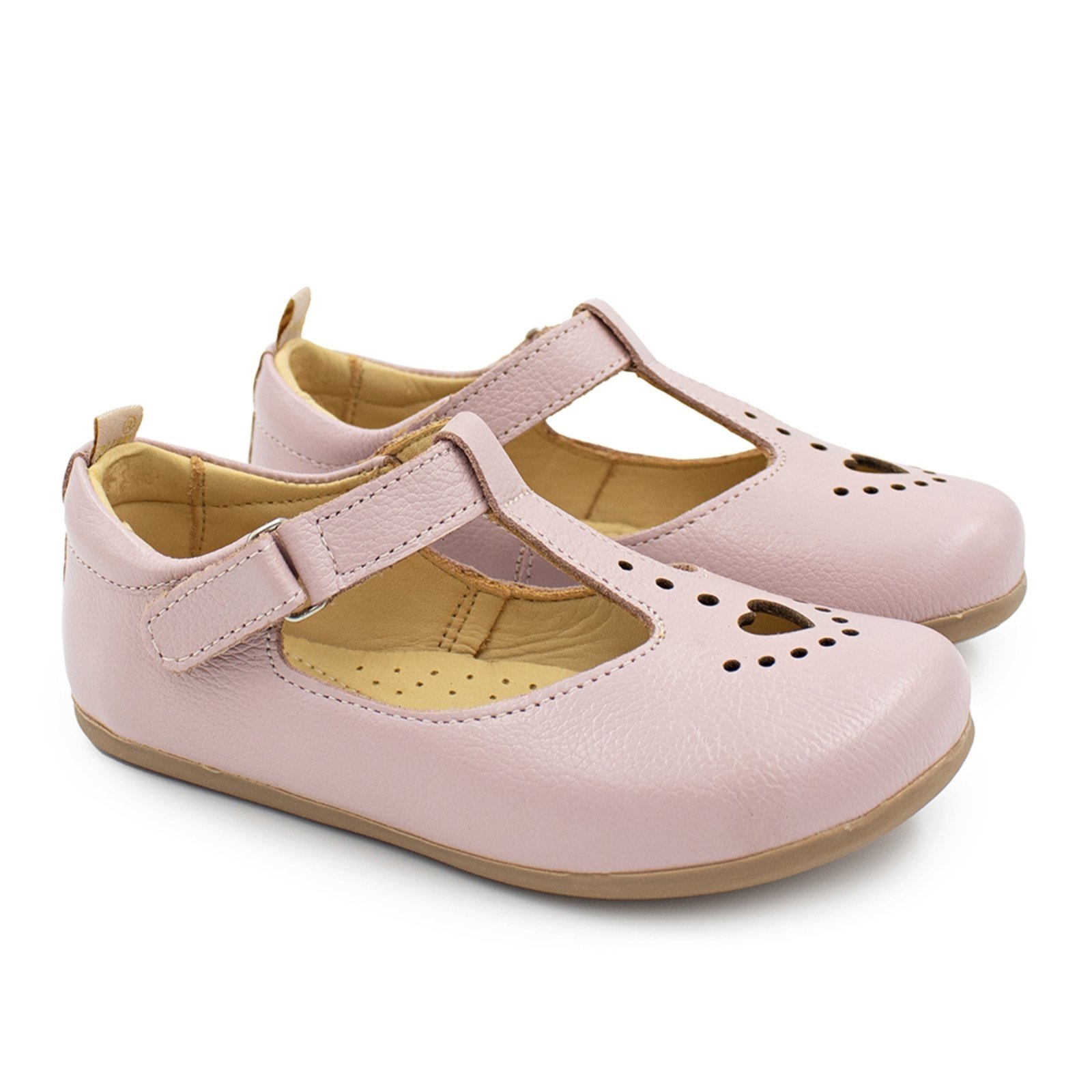 Vista 2 Infantil - Sapatilha Menina Blue Camila Couro Rosa Antigo Blue Infantis rosa blue