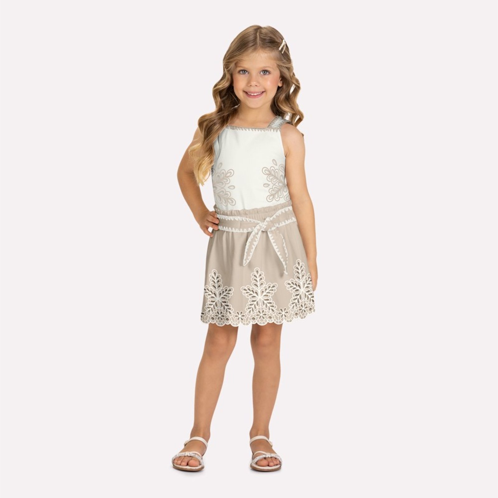 Infantil - Conjunto Menina em Cotton Milon