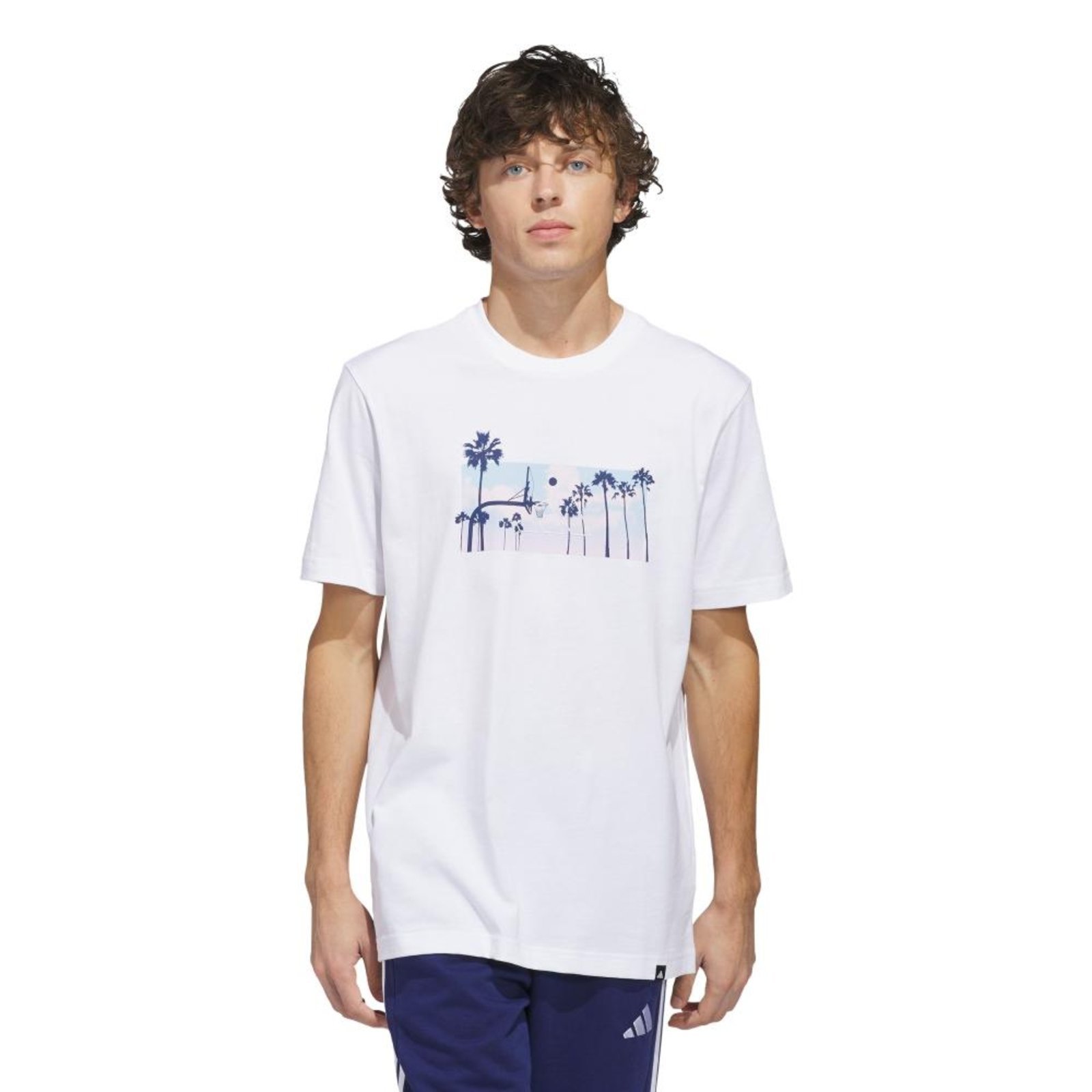 Camiseta Estampada Summer Sunset adidas Sportswear Branco