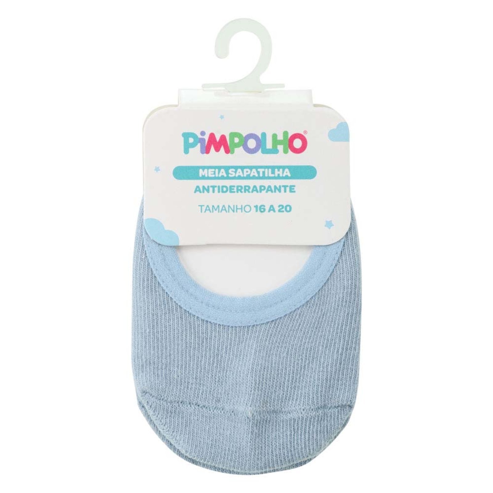 Vista 3 Infantil - Sapato Meia Algodão Pimpolho 16 ao 21 BB2 azul BB2 azul