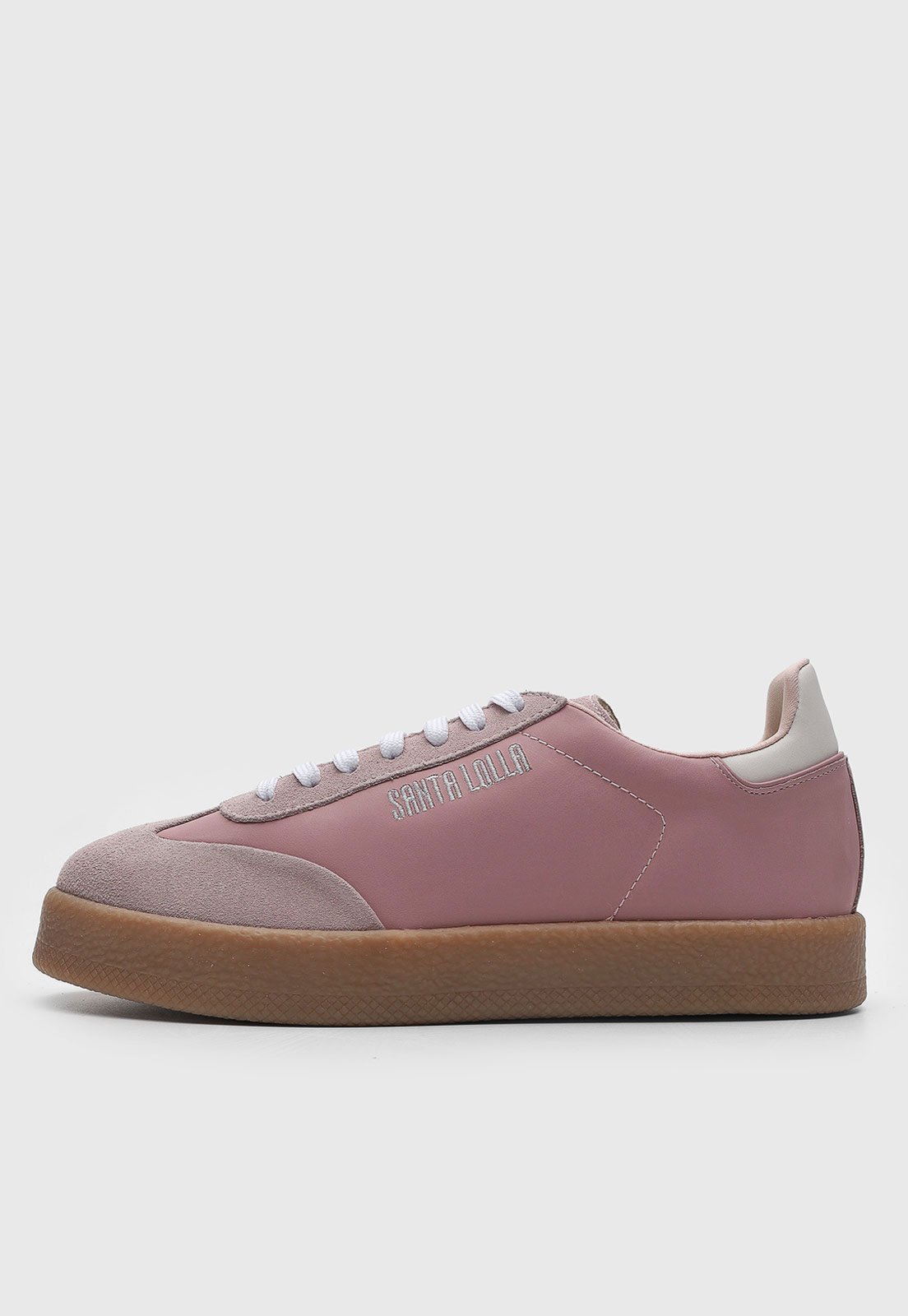 Tênis Feminino Santa Lolla Bico Redondo Rosa