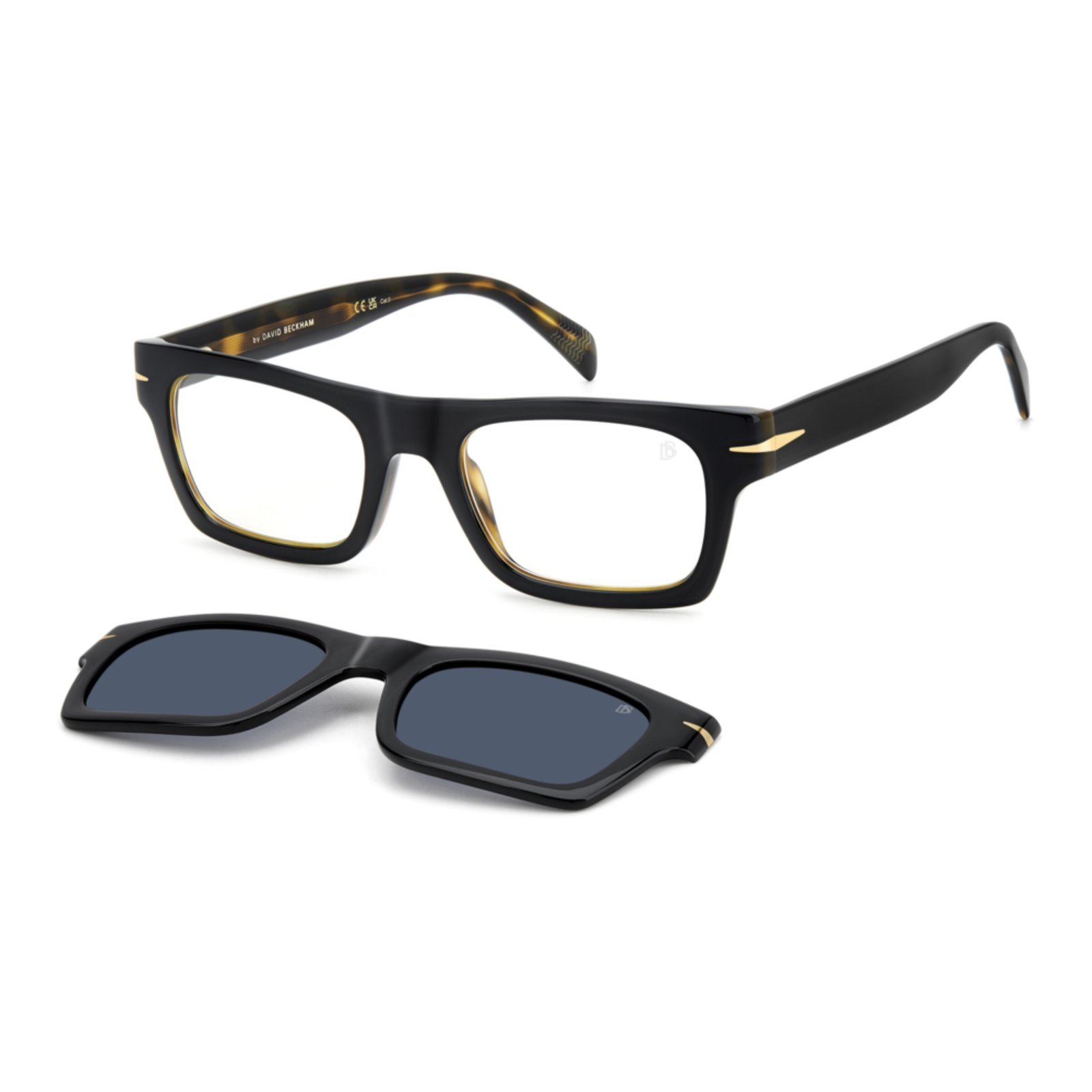 Armação Clip On David Beckham DB 7129/Cs Wr7 – Preto 51