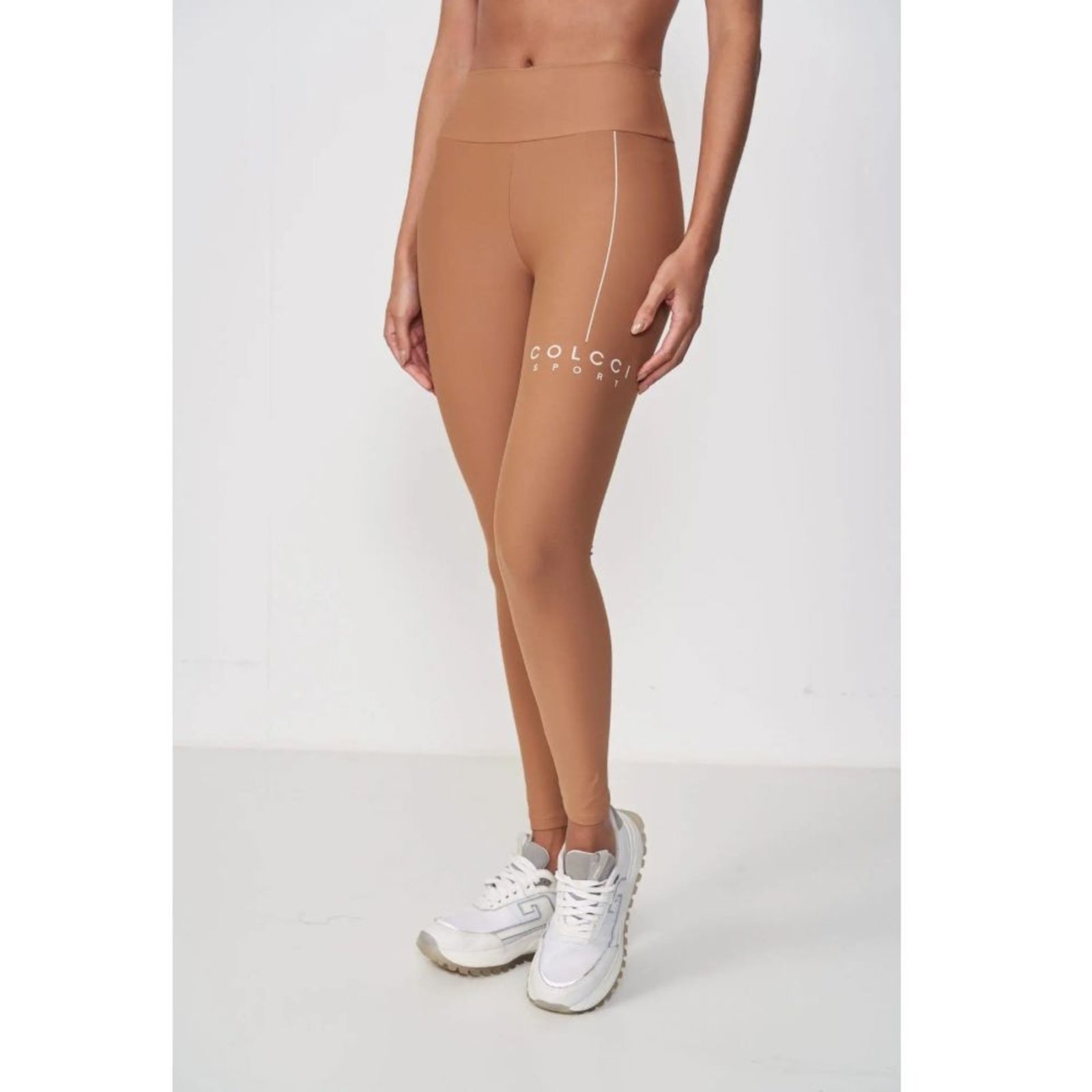 Calça Legging Colcci Sport Marrom Evermore