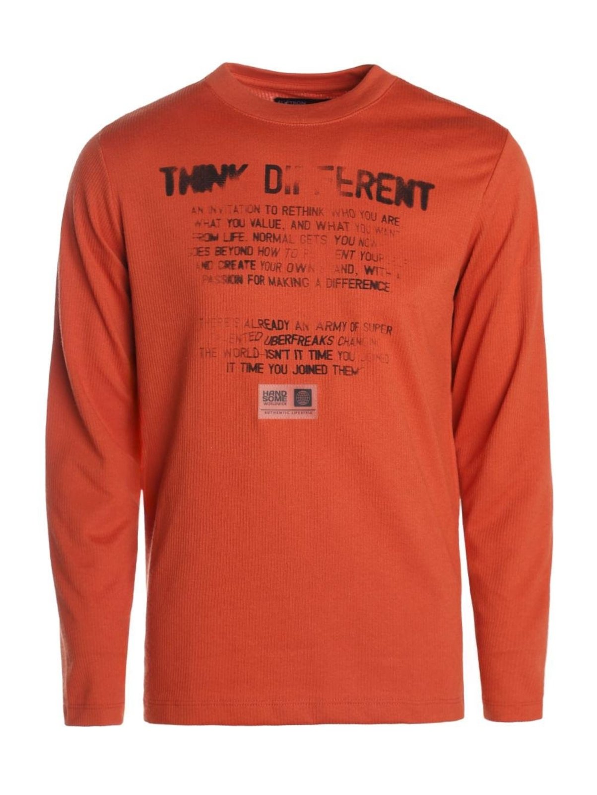 Camiseta Malha Canelada Eletrón Masculina TELHA
