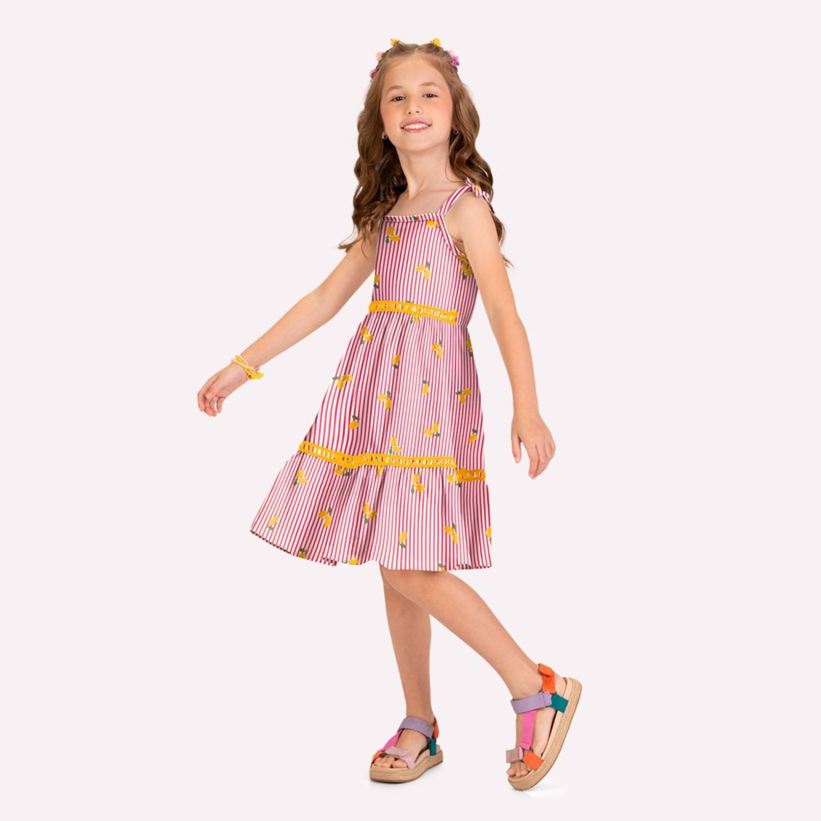 Infantil - Vestido Menina Limões Kyly