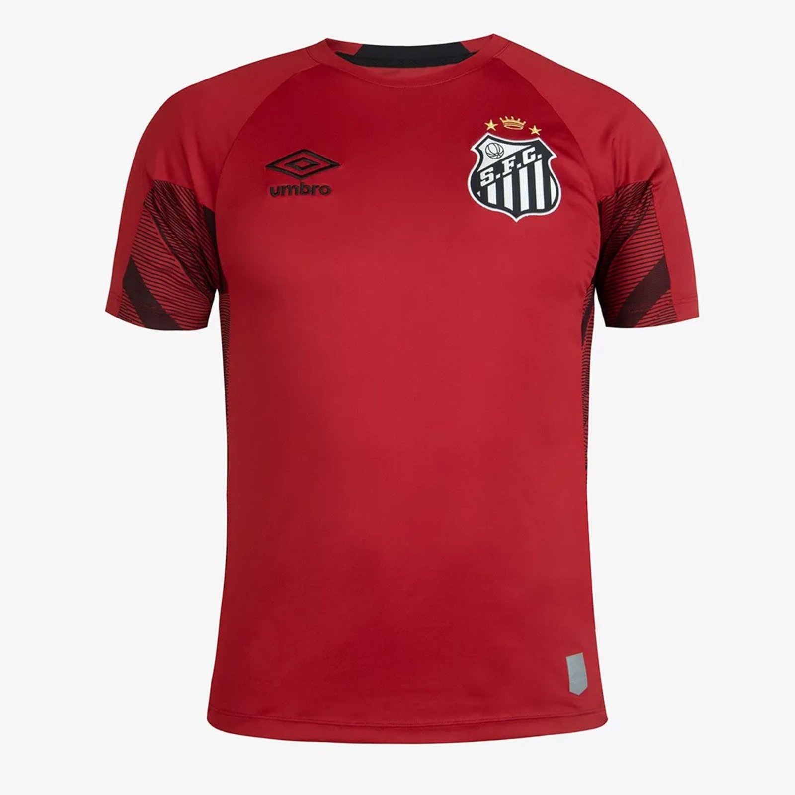 Camisa Umbro Santos Goleiro 2025 Vermelha