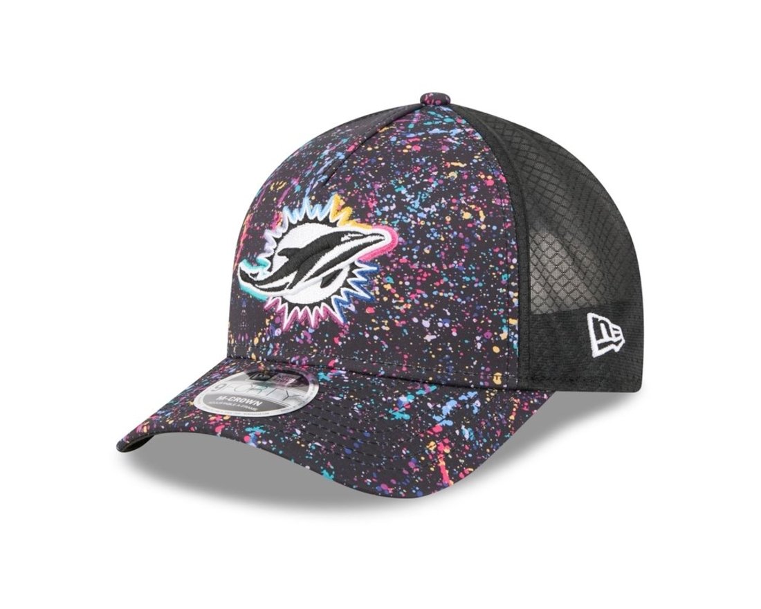Bone New Era 9FORTY M-Crown A-Frame Miami Dolphins NFL Preto