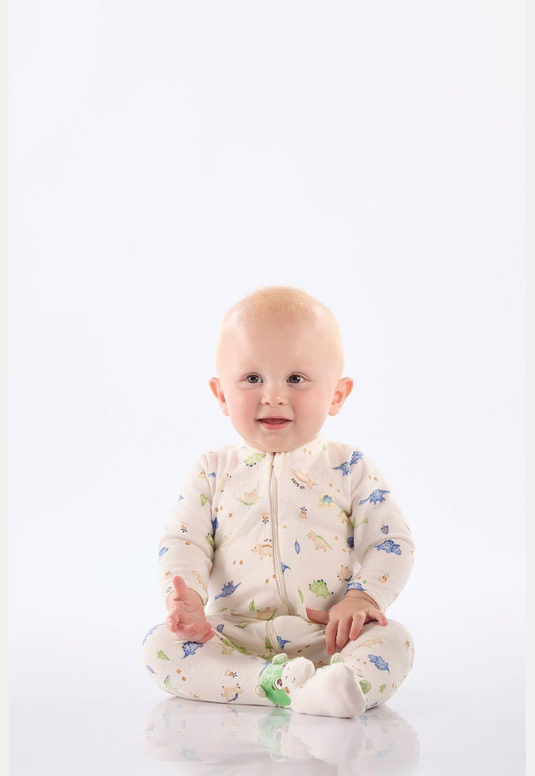 Infantil - Macacão Unissex Suedine Comfy Up Baby Bege