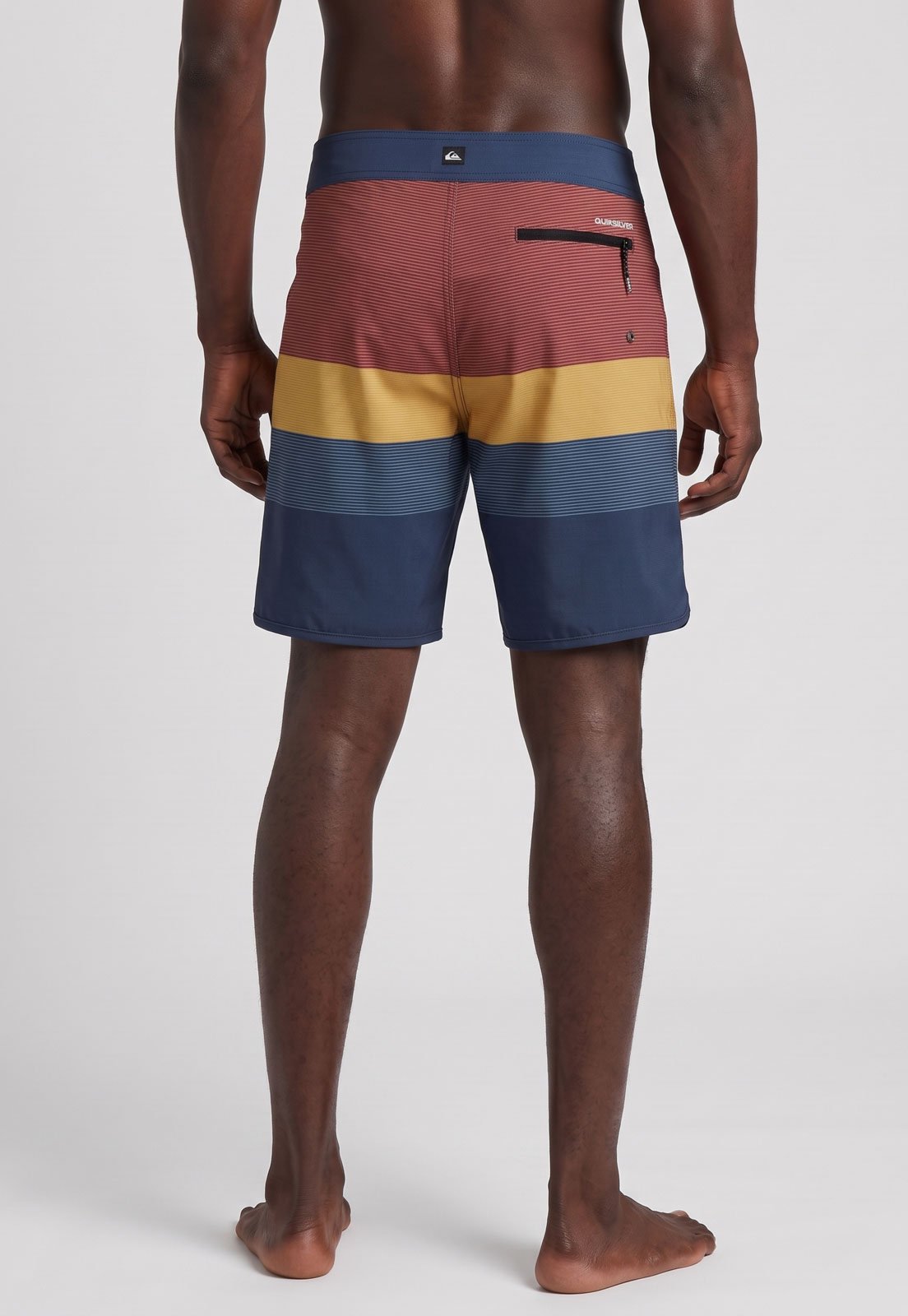 Bermuda Masculina Quiksilver Everyday Scallop Tijuana Listrada Azul