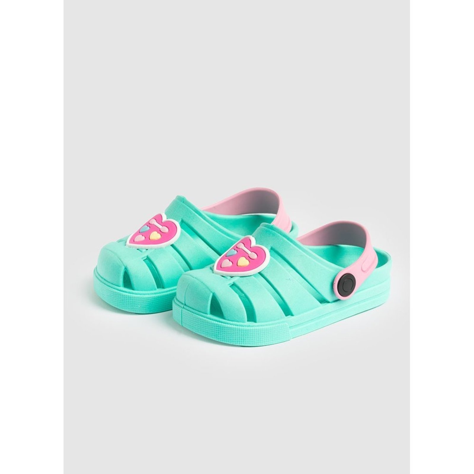 Vista 2 Infantil - Babuche Menina Maquiagem Molekada verde Molekada verde
