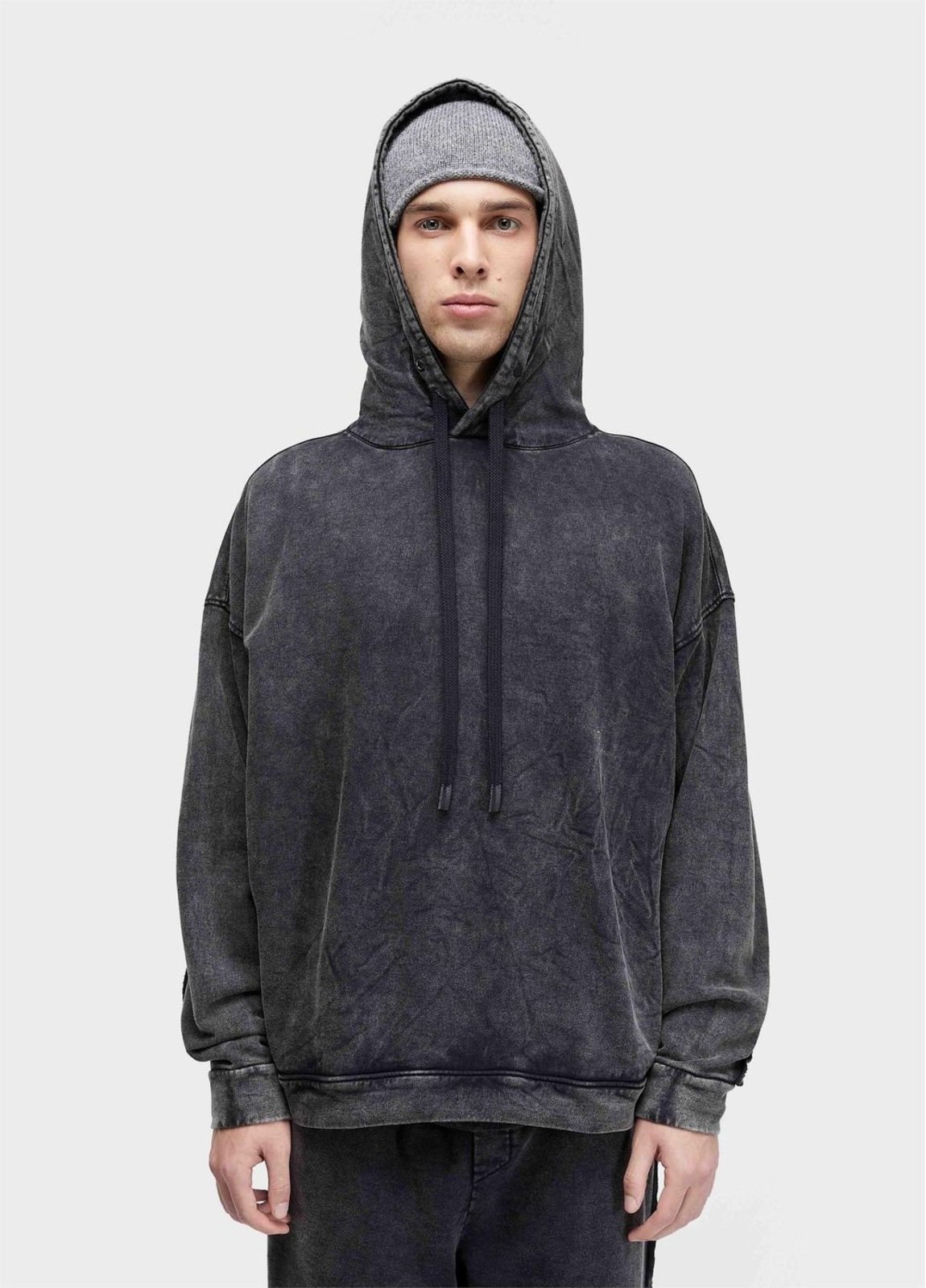Moletom marmorizado raw seam OSKLEN