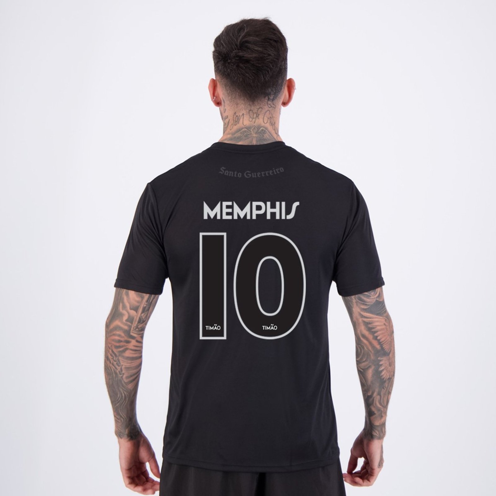 Camisa Corinthians São Jorge I Preta 10 Memphis