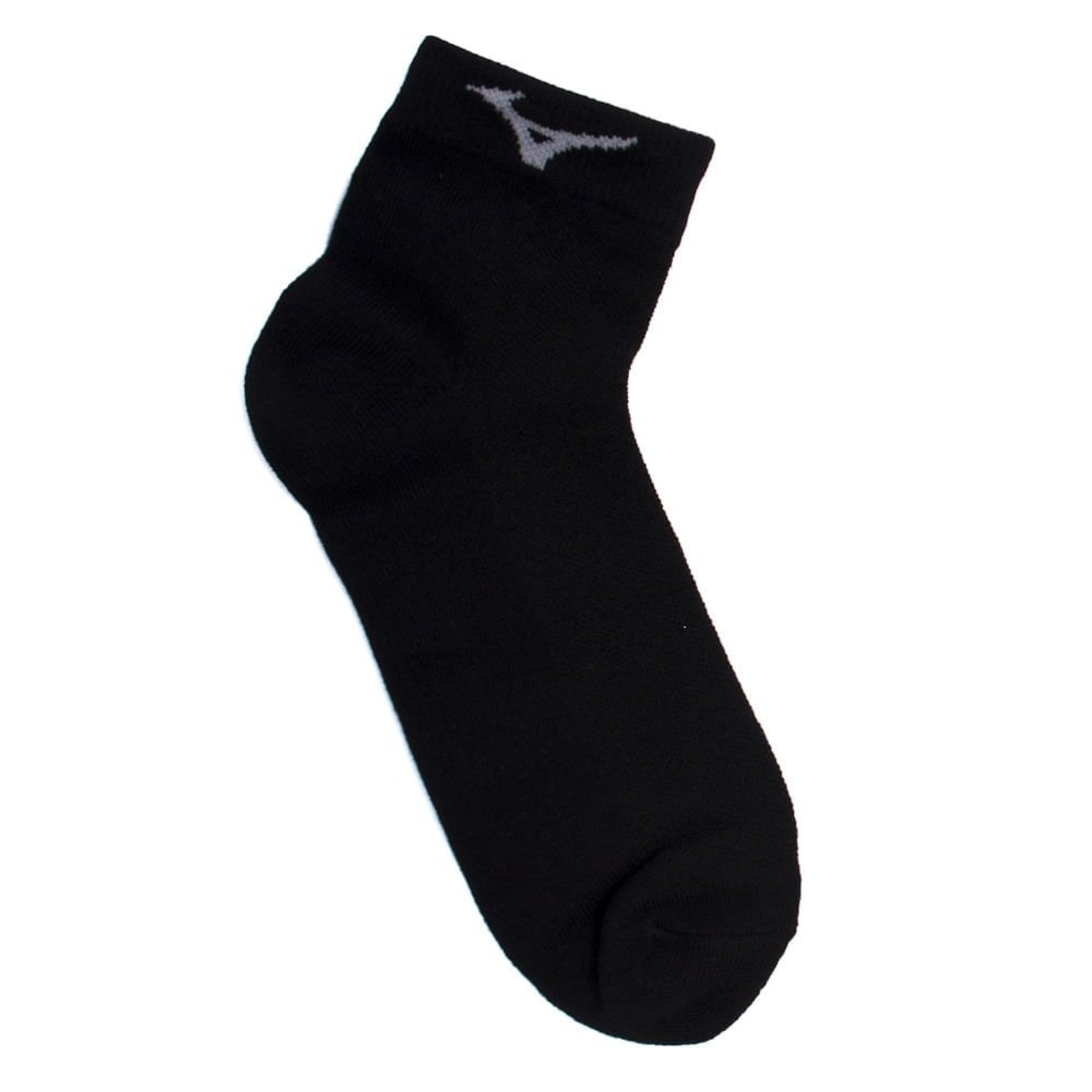 Vista 3 Kit 3 Pares Meias Esportivas Mizuno Cano Curto Branco/Preto Mizuno cinza