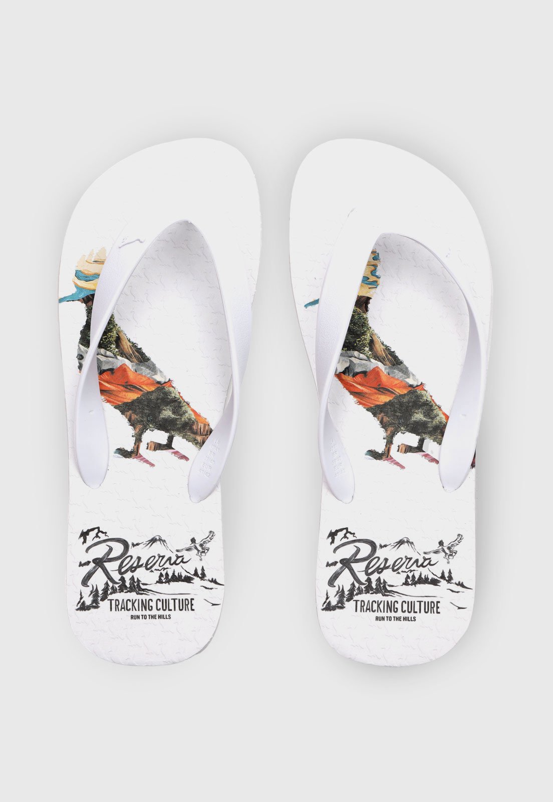 Chinelo Reserva Logo Branco