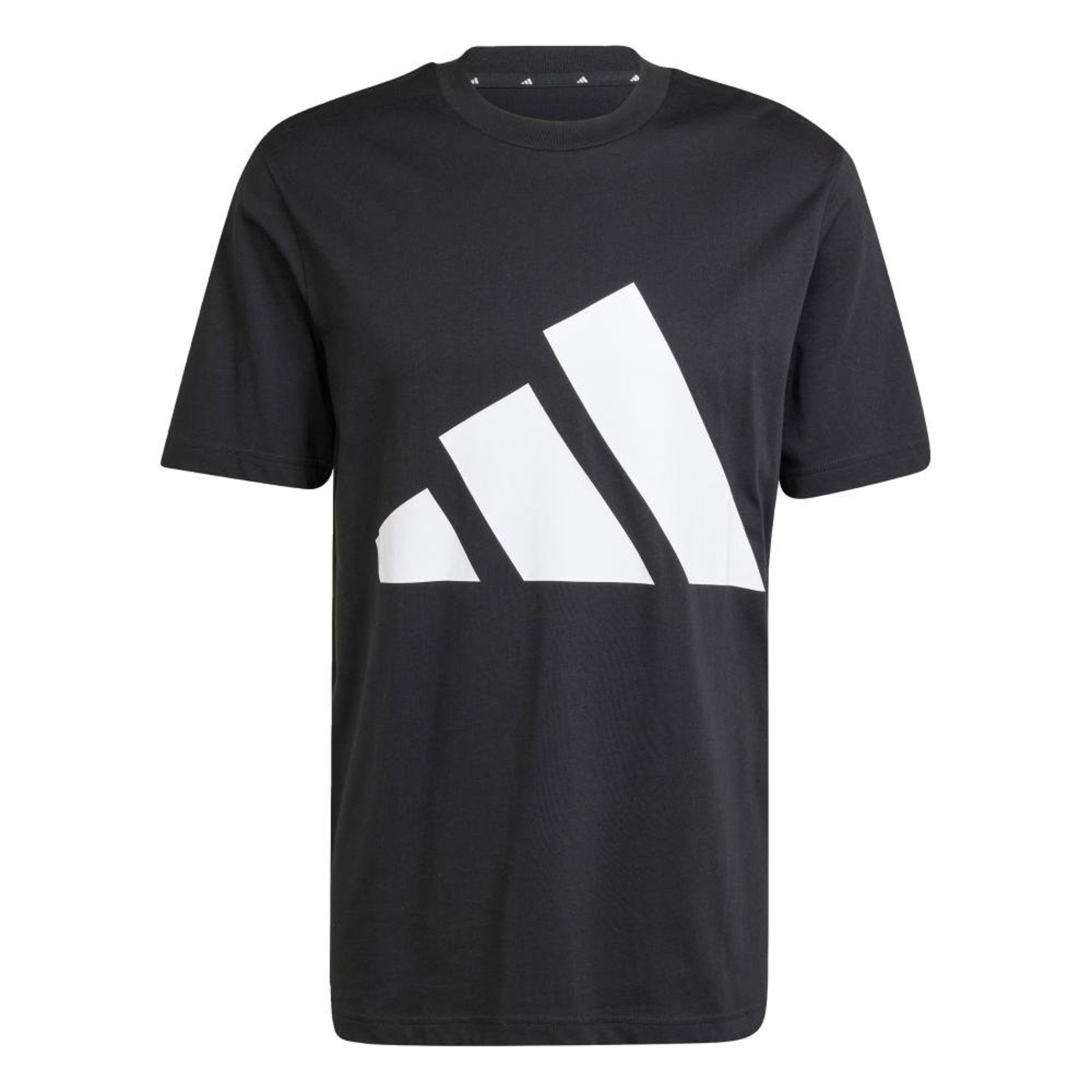 CAMISETA EM MALHA SIMPLES LOGOTIPO ESSENTIALS GRANDE adidas Sportswear Preto