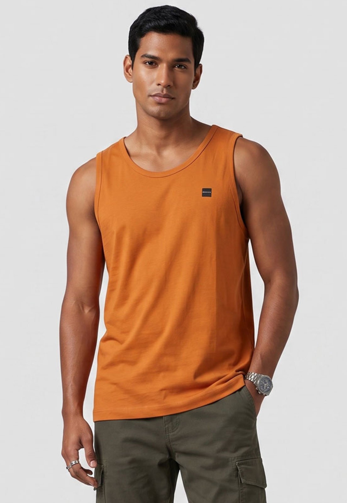 Regata Masculina Oakley Pat Laranja