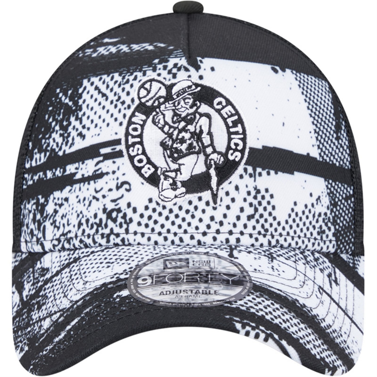Vista 3 Boné New Era 9FORTY Boston Celtics NBA Tip-Off 2024 P25 preto new era preto