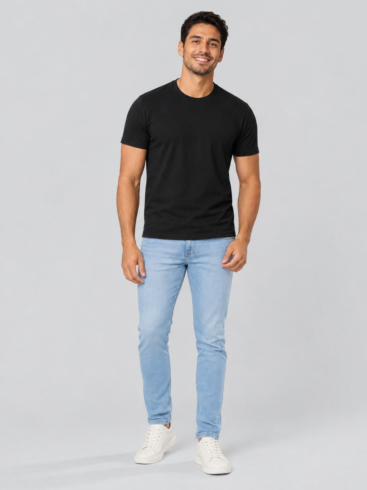 Calça Jeans Masculina Slim com elastano Crocker