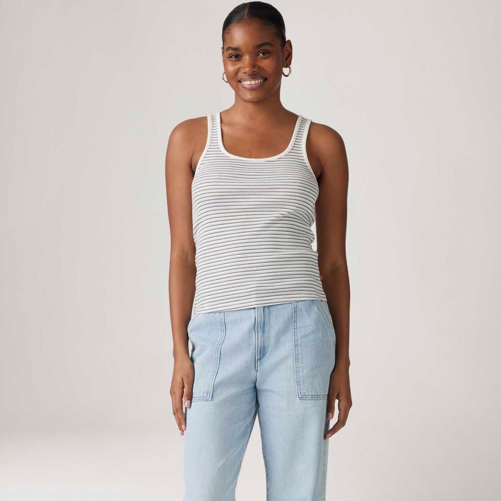 Regata Levi’s® Essencial Rib Azul