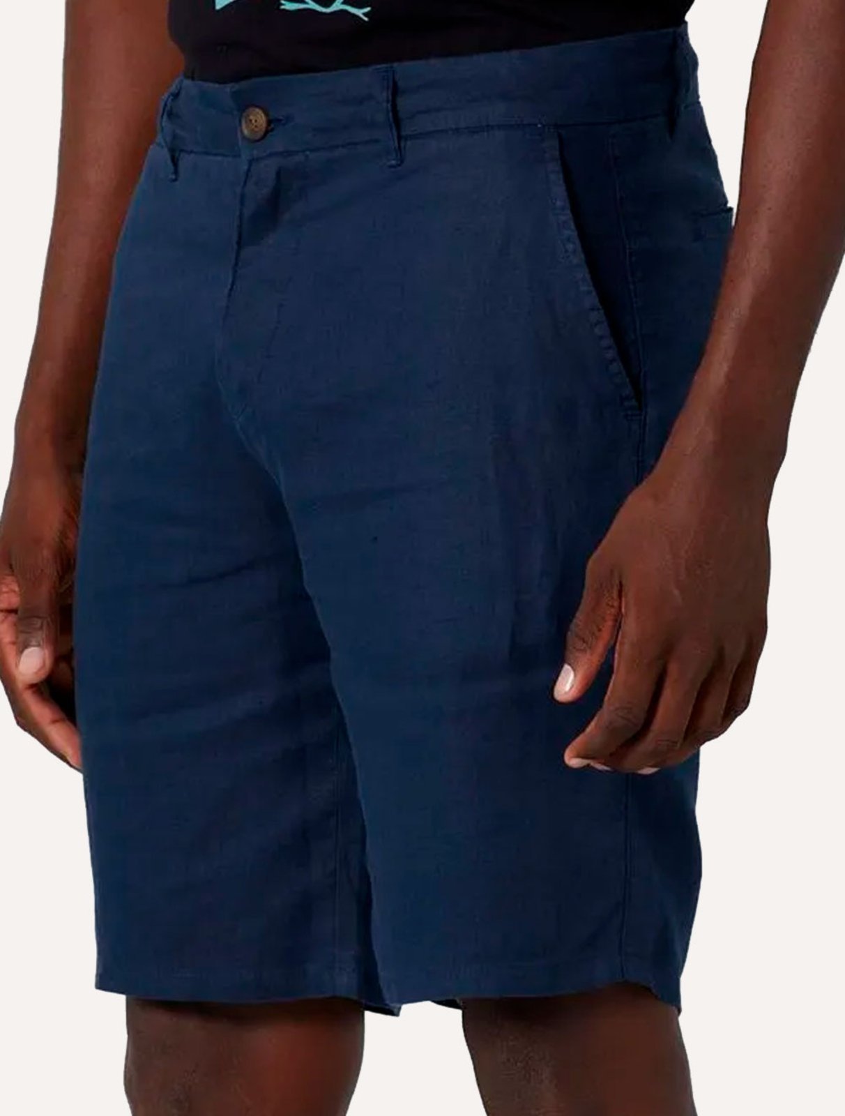 Bermuda Original Penguin Chino Linho BPHB0023 Azul Marinho