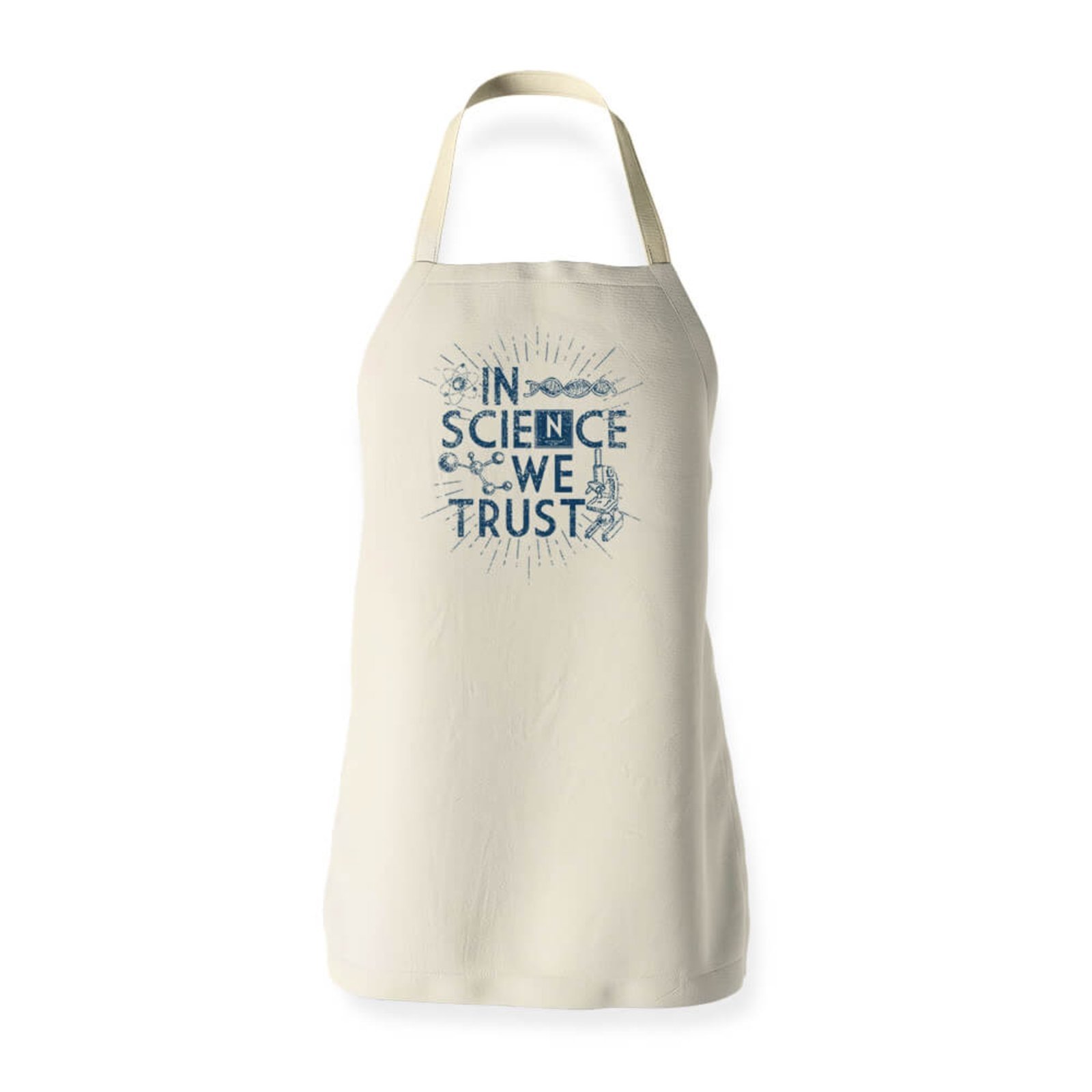 Avental In Science We Trust - Bege - Casual - Studio Geek