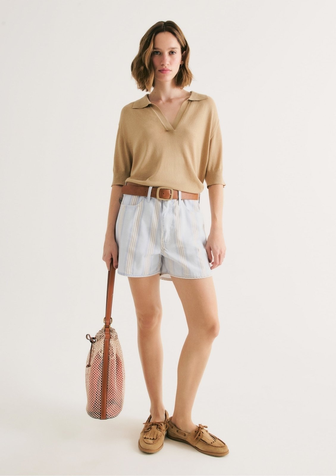 Shorts Feminino Cintura Baixa Em Sarja Hering