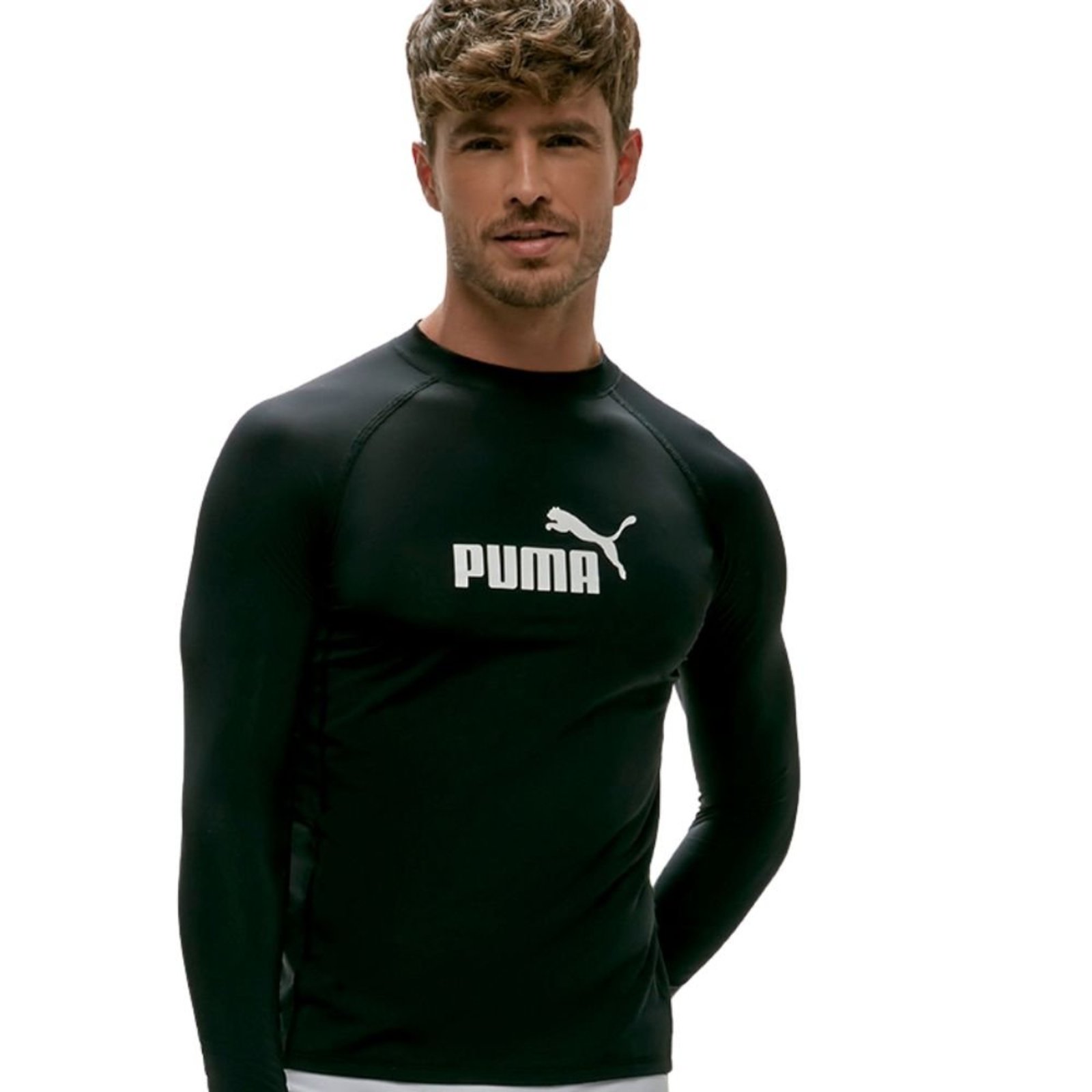 Camiseta Manga Longa Proteção UV50+ Masculina Adulto Puma 26080