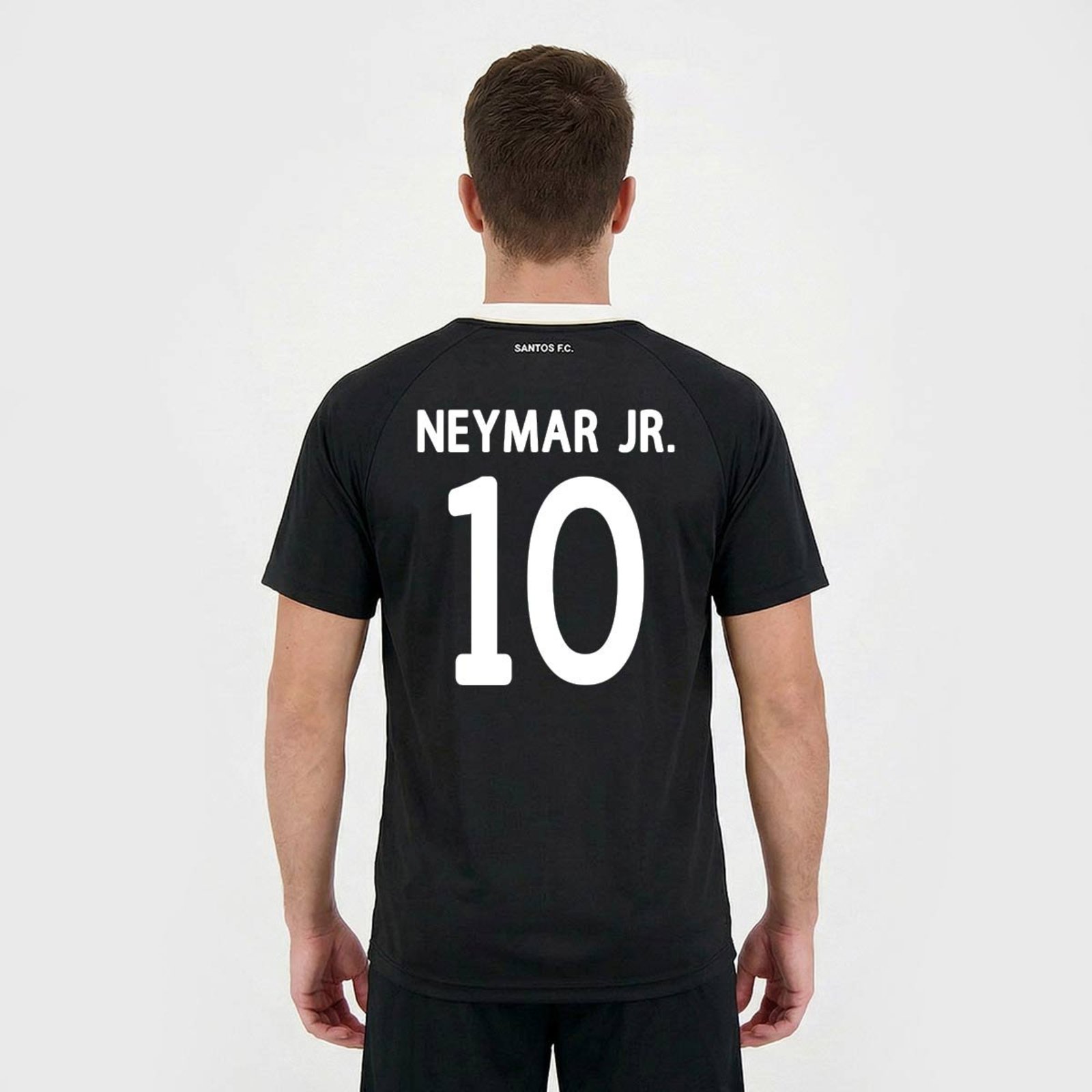 Camisa Santos Mosaico Preta 10 Neymar Jr
