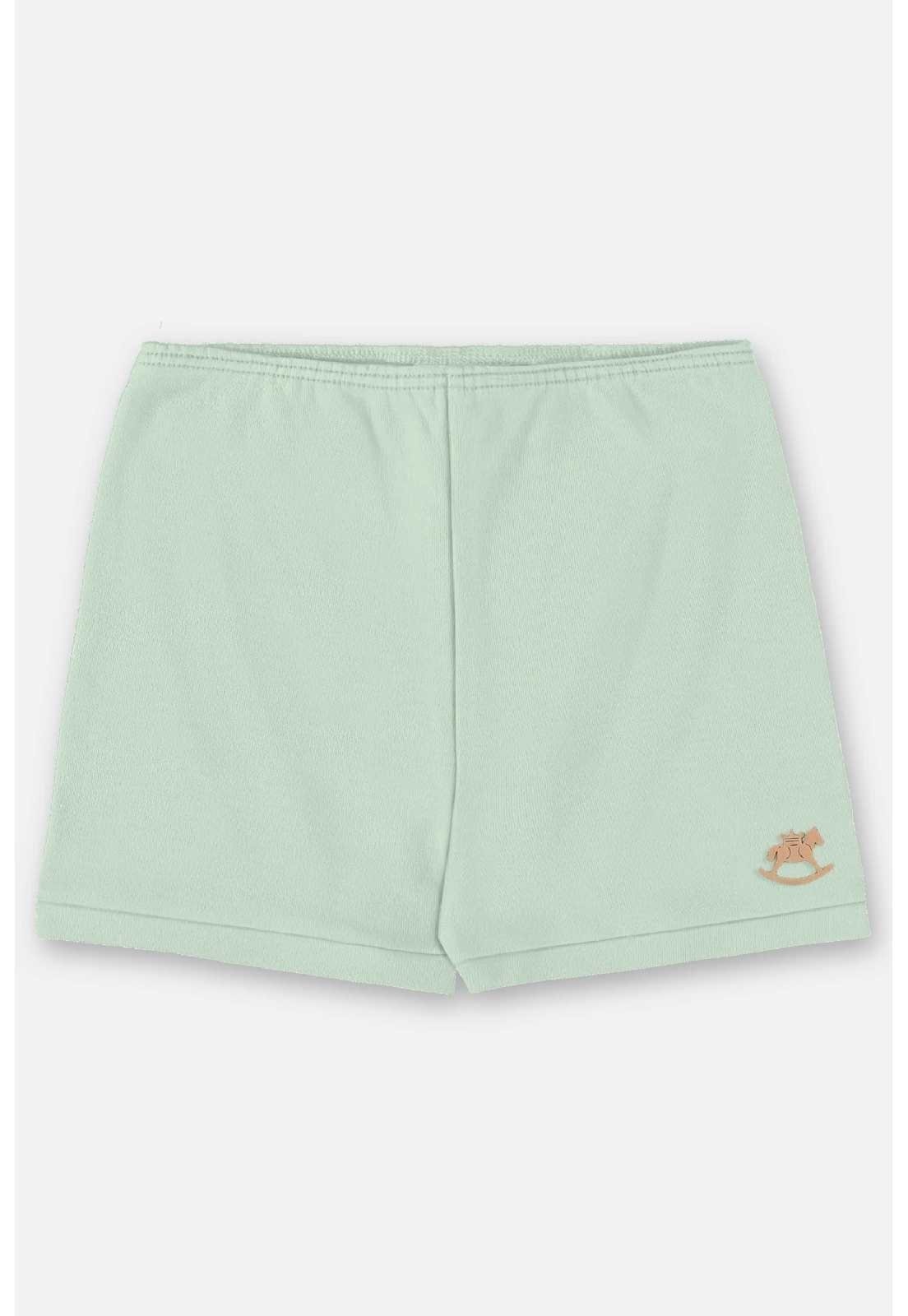 Infantil - Short Unissex para em Suedine Up Baby Verde
