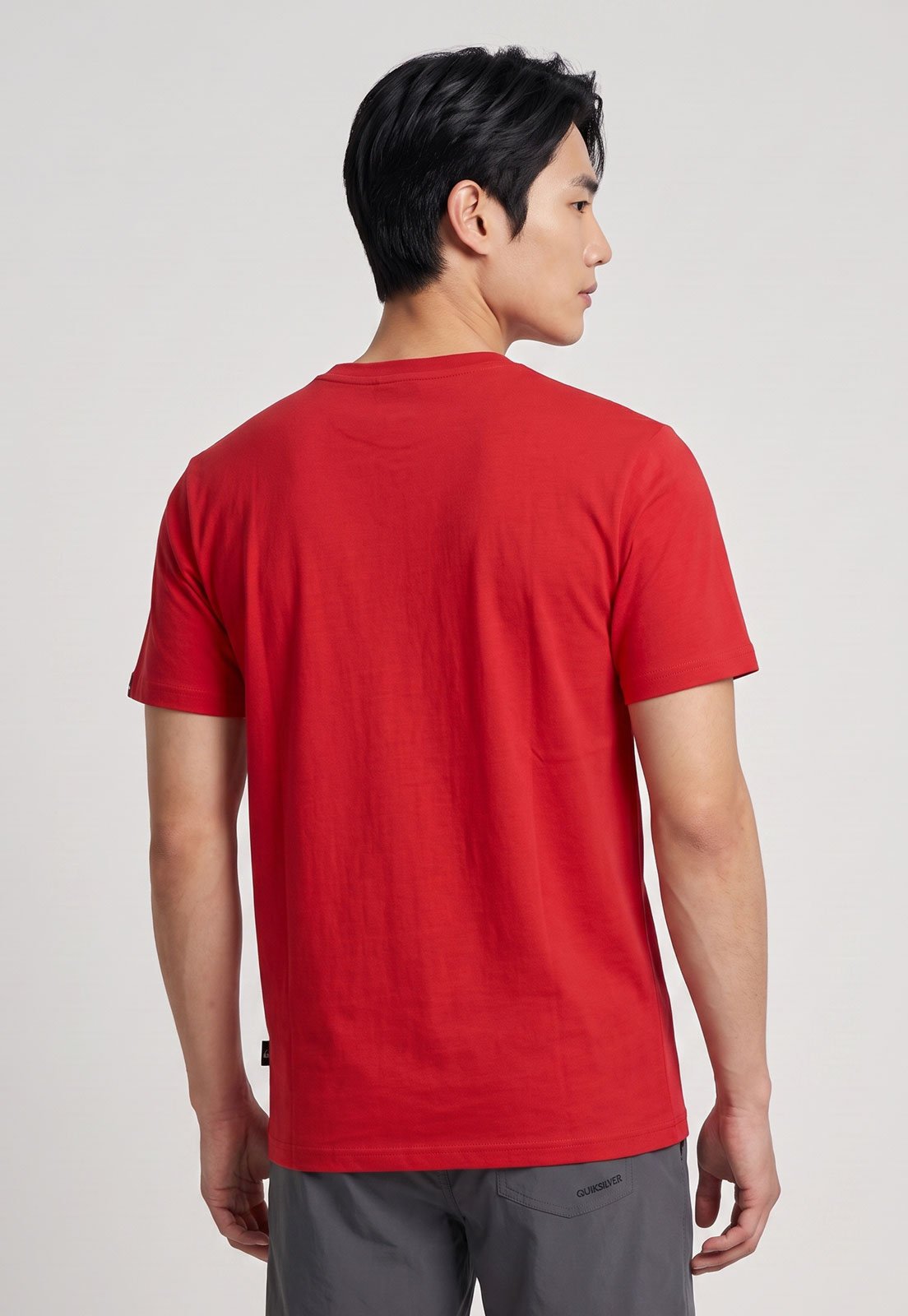 Camiseta Masculina Quiksilver Embroidery Vermelha