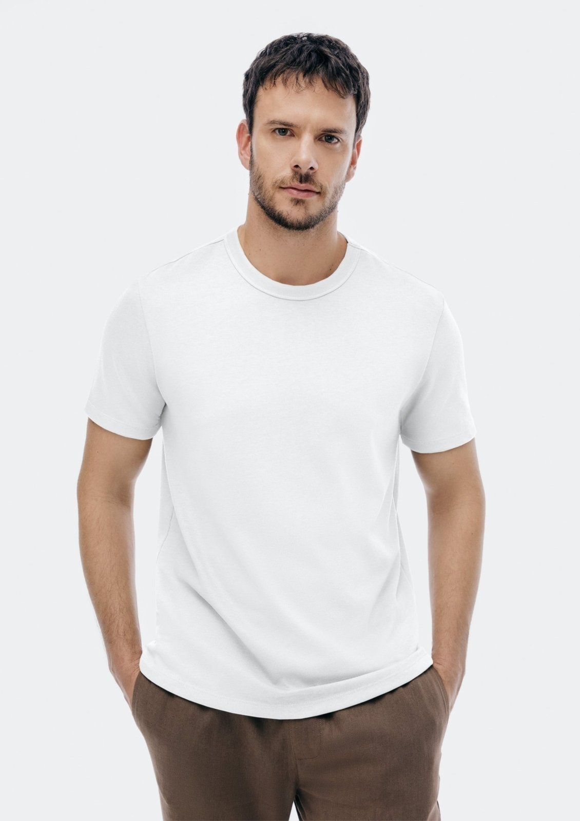 Camiseta Masculina Texturizada Em Algodão Peruano Hering