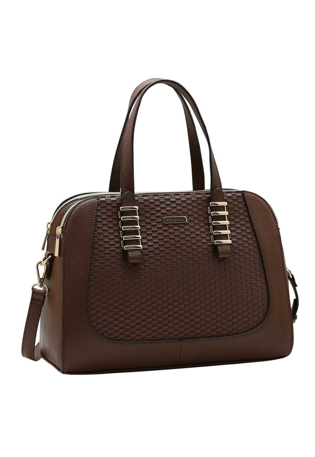 Bolsa Feminina Chenson Mão Detalhe Chic 3485951 Café