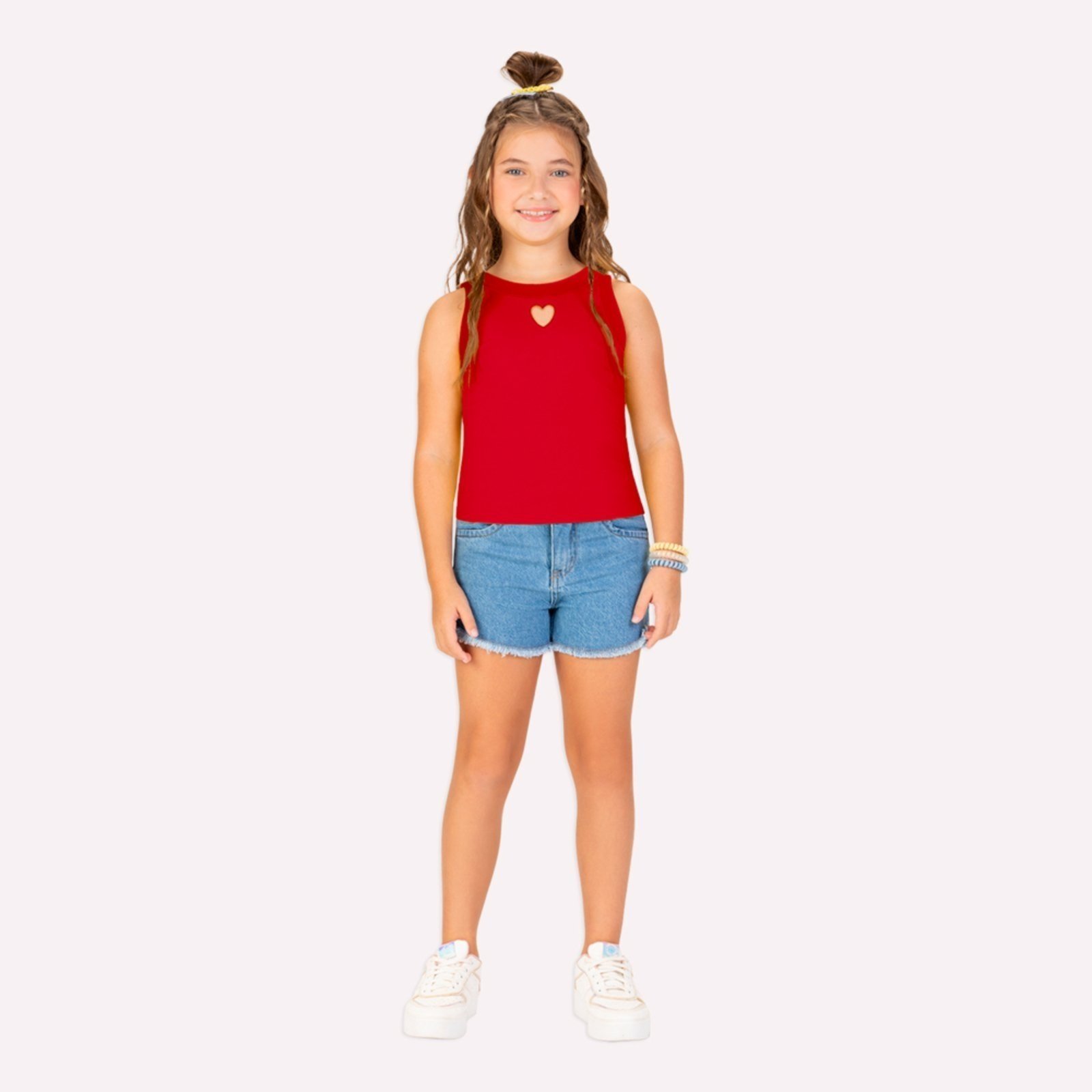 Infantil - Regata Menina em Cotton Kyly