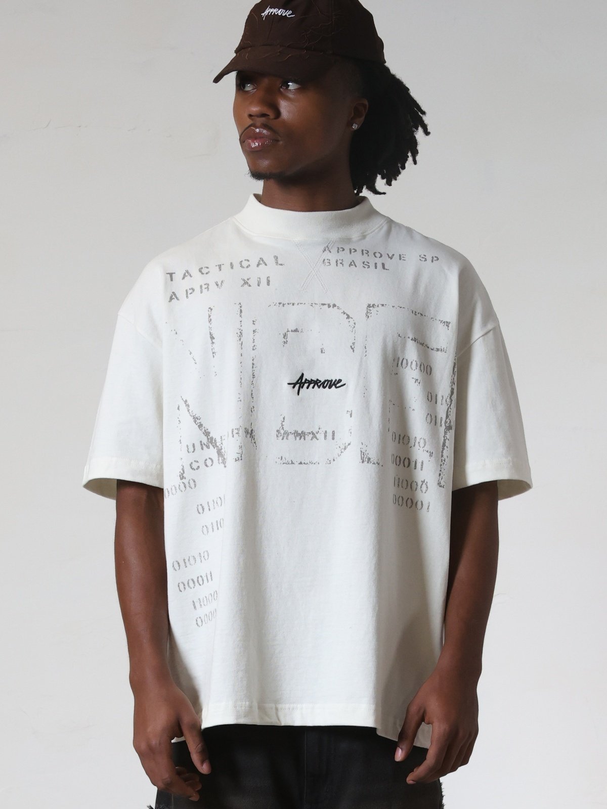 CAMISETA HUGE APPROVE HIDDEN TACTICAL - OFF WHITE
