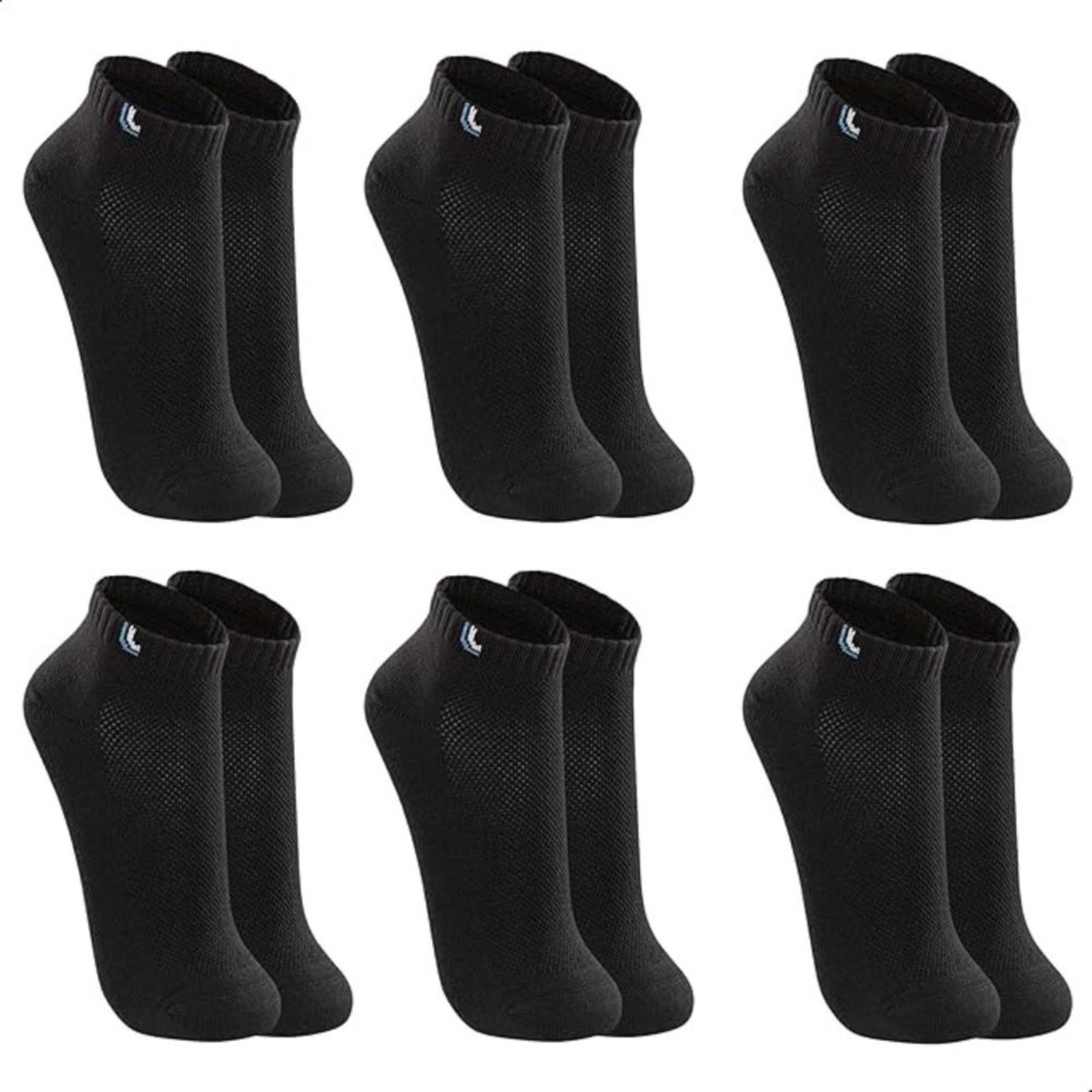 Vista 2 Meia Lupo Sport Cano Curto 3225 C/6 Lupo preto