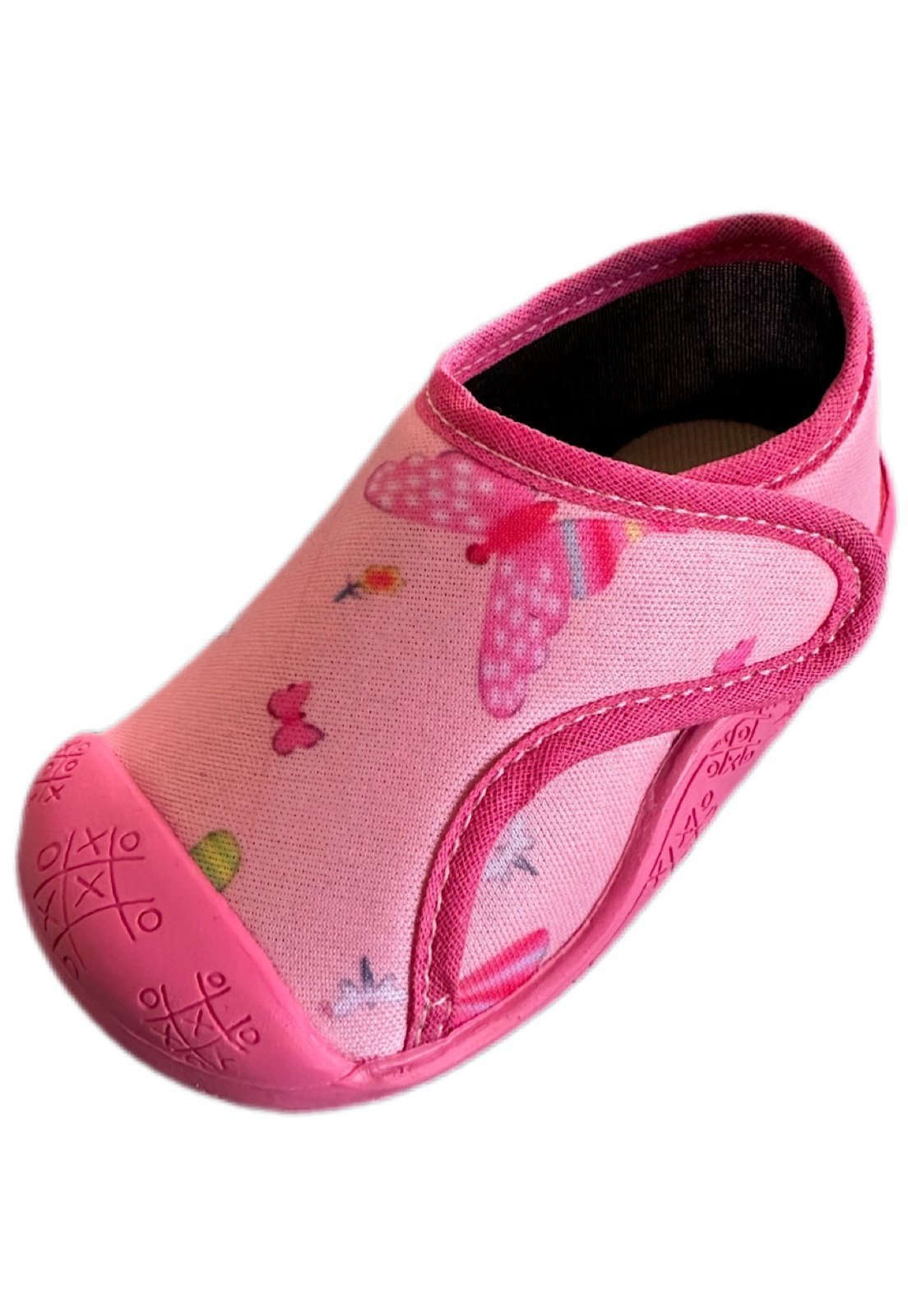 Infantil – Tênis meia Solzim calce fácil Borboleta ROSA