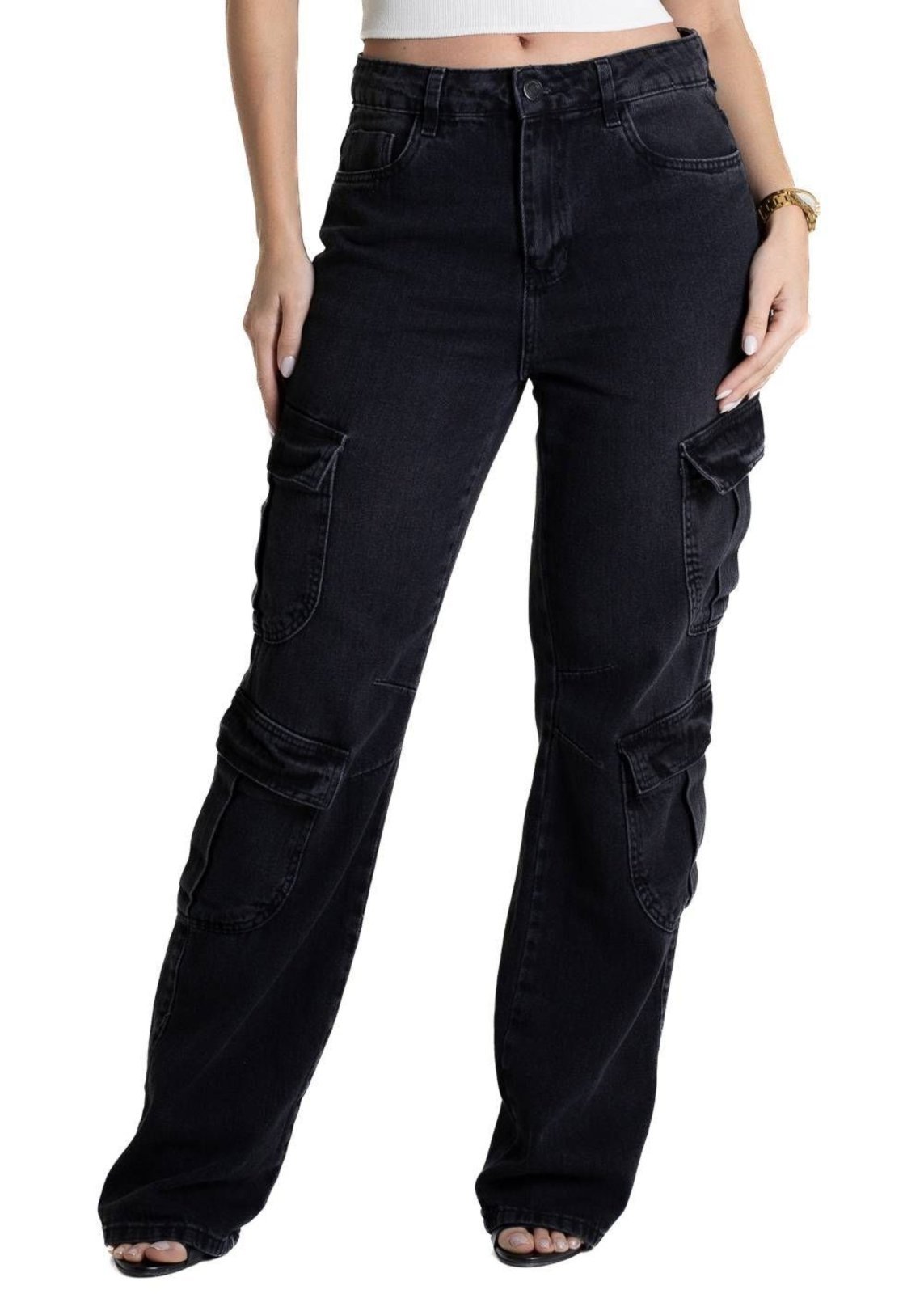 Calça Sarja Sawary Reta – 280256 – Preto – Sawary