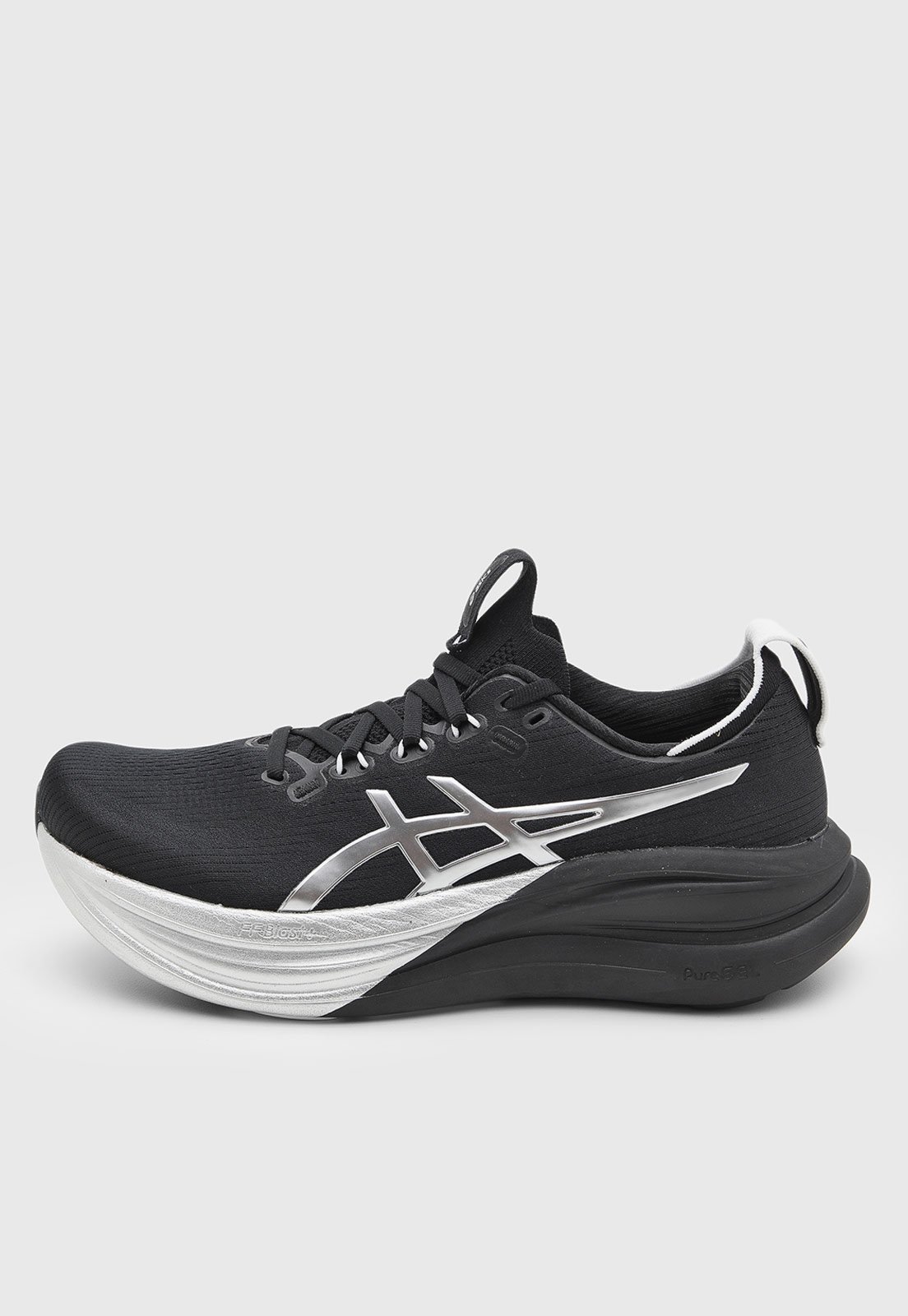 Tênis Masculino Asics Gel Nimbus 28 Platinum Preto