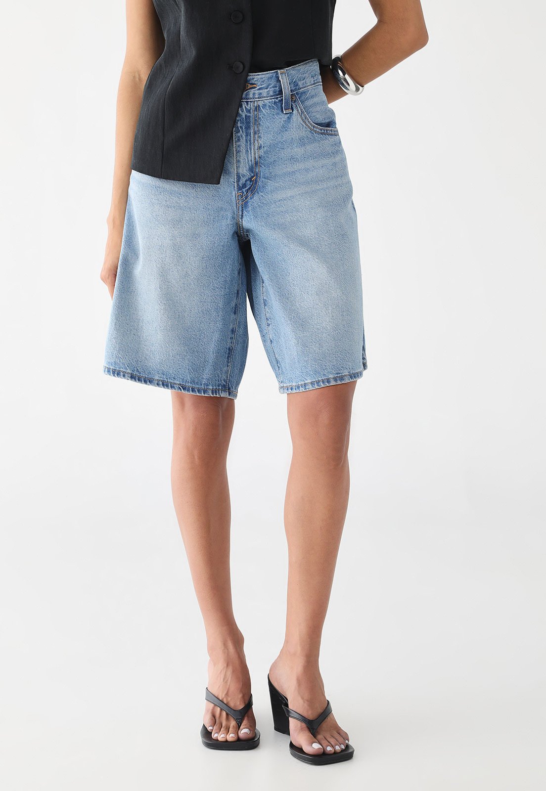 Short Feminino Levi’s Baggy Dad Jort Short Azul Claro