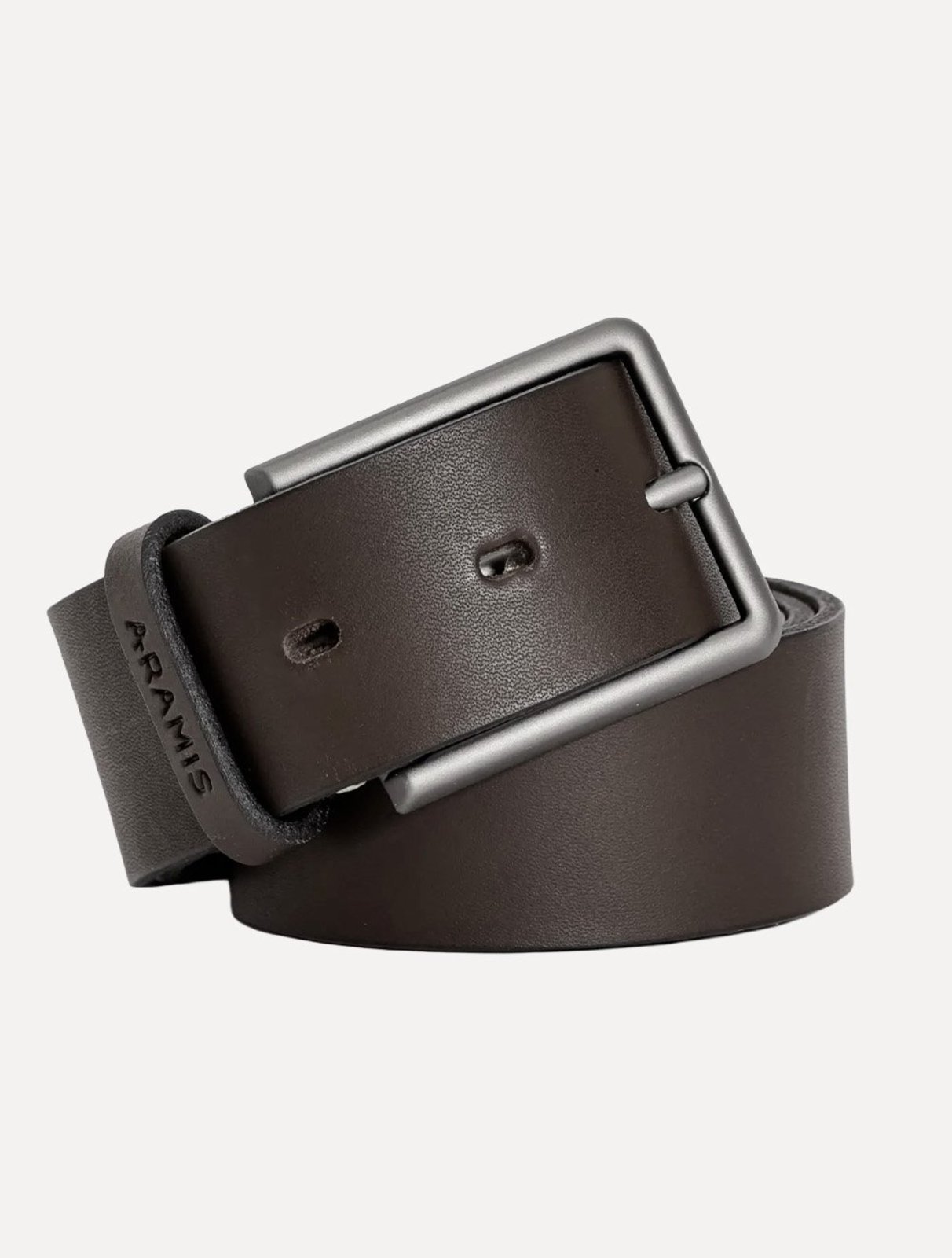 Cinto Aramis Masculino Basico Simples Marron Café