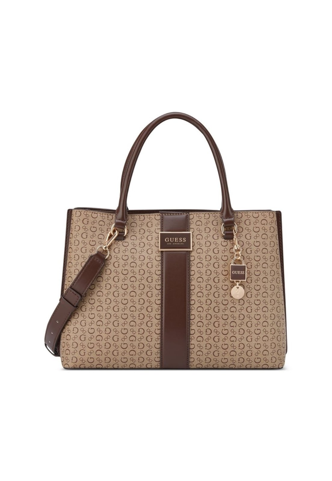 Bolsa Guess Isabella Satchel Caramelo