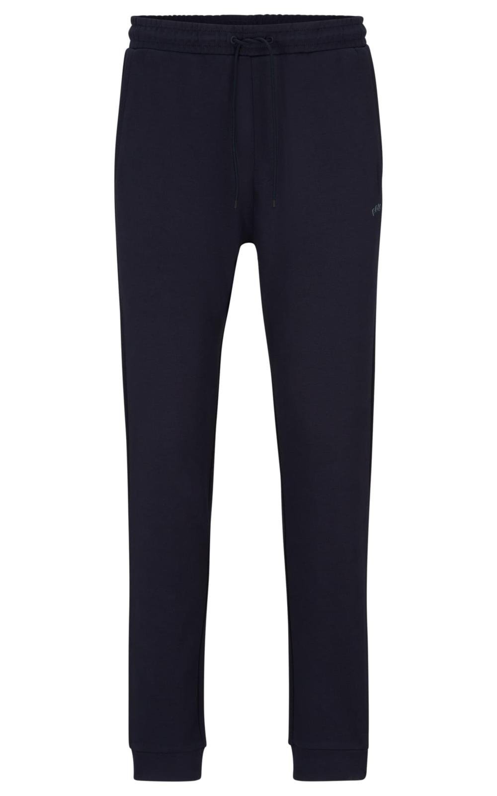 Calça Tracksuit De Algodão Com Logotipo Curvo